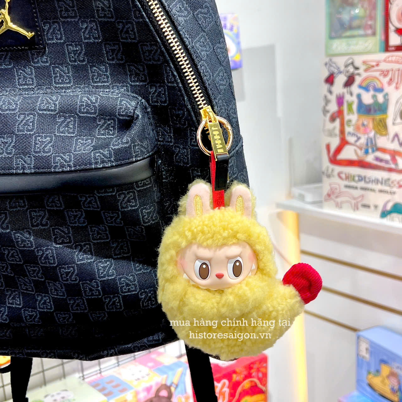 1517 - Labubu Tôm Tempura - Tôm Chiên - POPMART The Monster Wacky Mart Series Earphone Case 01202810185 [HÀNG CHÍNH HÃNG]