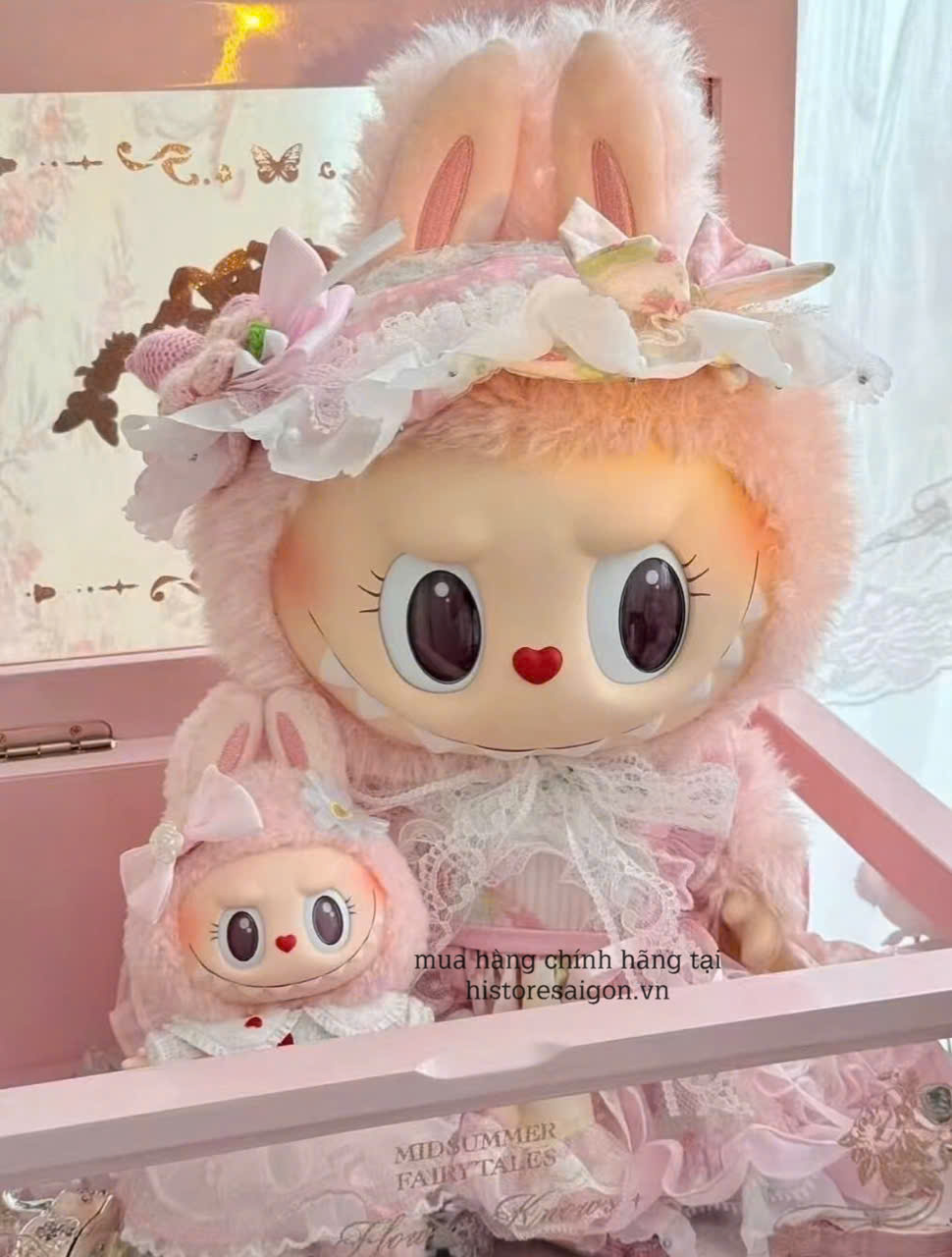 1519 - Labubu Mokoko V2 Lớn Fall Into Spring POPMART - Size 40cm - Limited Edition [HÀNG CHÍNH HÃNG]