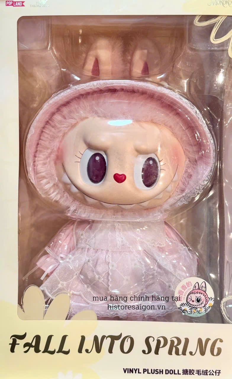 1519 - Labubu Mokoko V2 Lớn Fall Into Spring POPMART - Size 40cm - Limited Edition [HÀNG CHÍNH HÃNG]