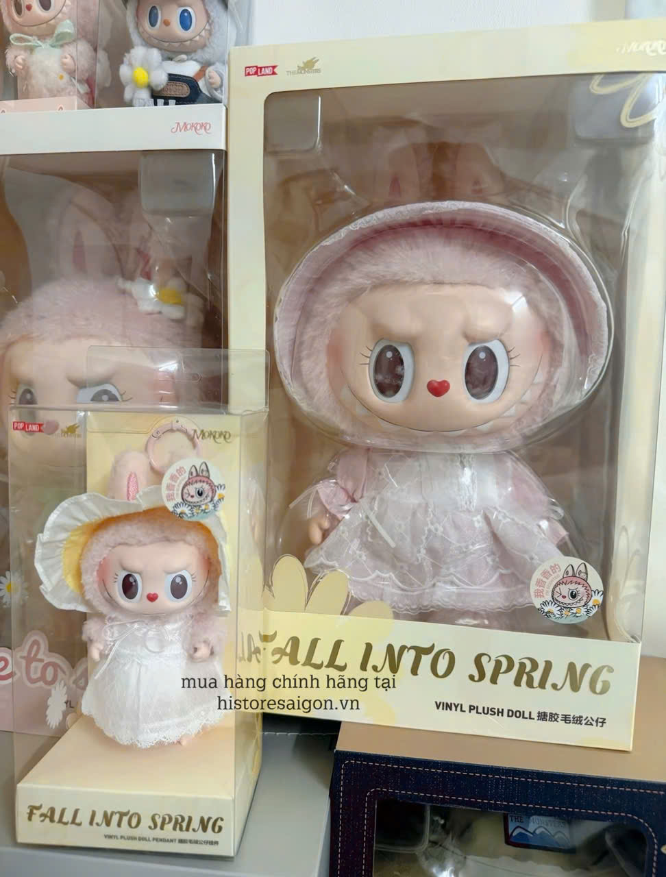 1518 - Labubu Mokoko V2 Nhỏ Fall Into Spring - Size 18cm - POPMART Limited Edition [HÀNG CHÍNH HÃNG]
