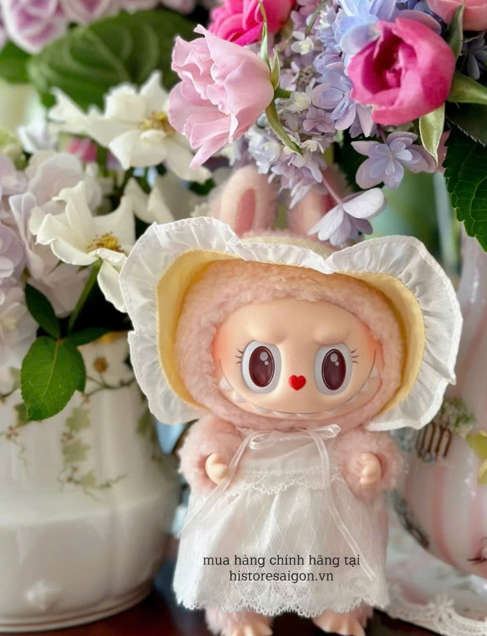 1518 - Labubu Mokoko V2 Nhỏ Fall Into Spring - Size 18cm - POPMART Limited Edition [HÀNG CHÍNH HÃNG]