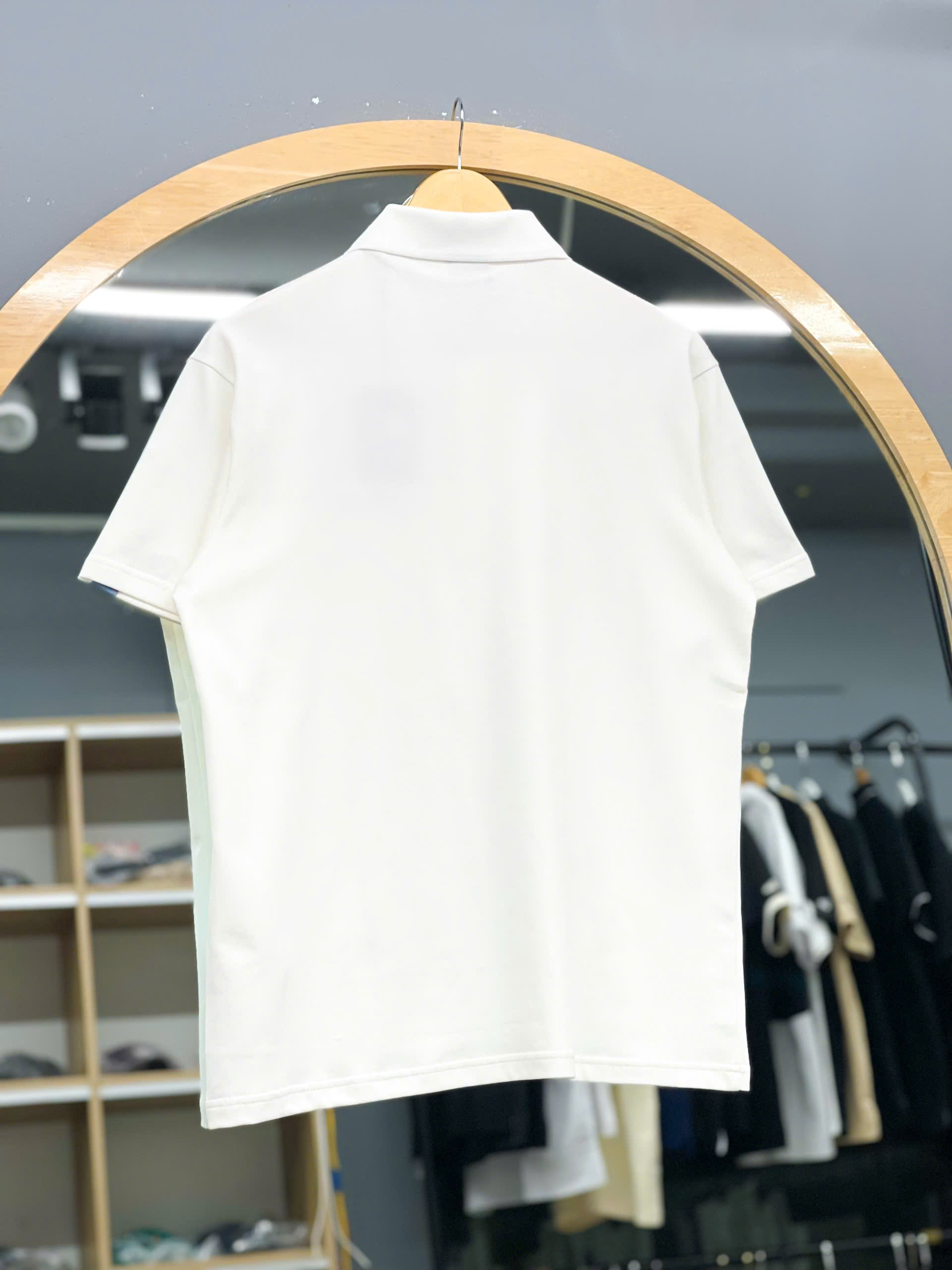 1544 - Áo Polo New Era NY Basic New York Yankees - Trắng Chữ Xanh [HÀNG CHÍNH HÃNG]