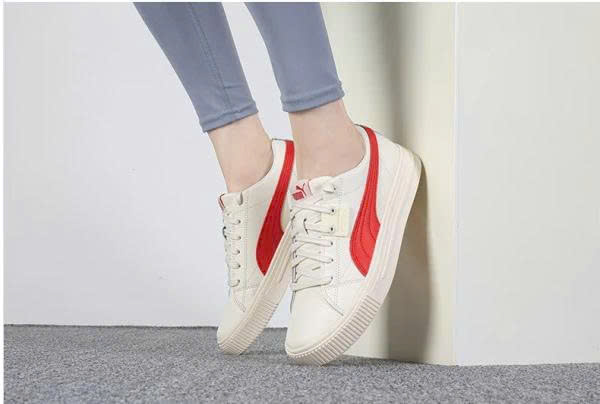 1546 - Giày Puma Evert Fs Casual - Trắng Đỏ 384824 - 05 [CHÍNH HÃNG]