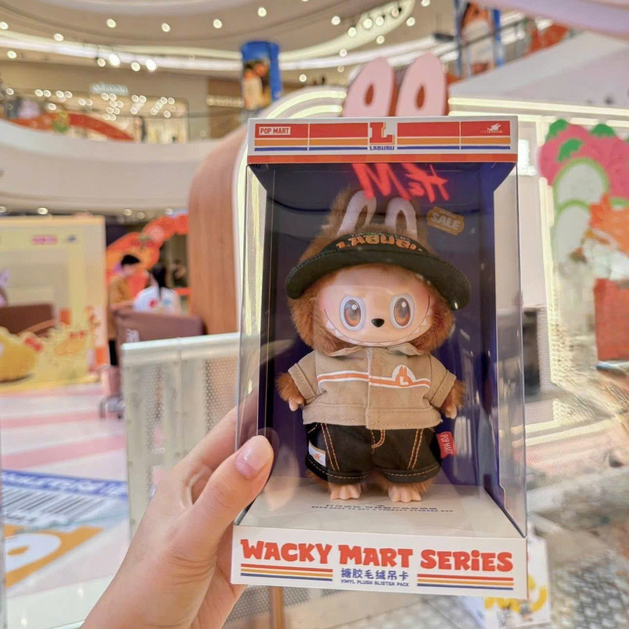 1587 - Labubu Siêu Thị - Labubu Wacky Mart - POPMART The Monster Wacky Mart Series Móc Treo 17cm 9631571094324 [HÀNG CHÍNH HÃNG]