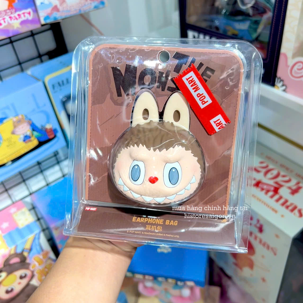 1575 - Case Labubu - Ốp Tai Nghe Labubu POPMART Earphone Bag 6941848248978 [HÀNG CHÍNH HÃNG]
