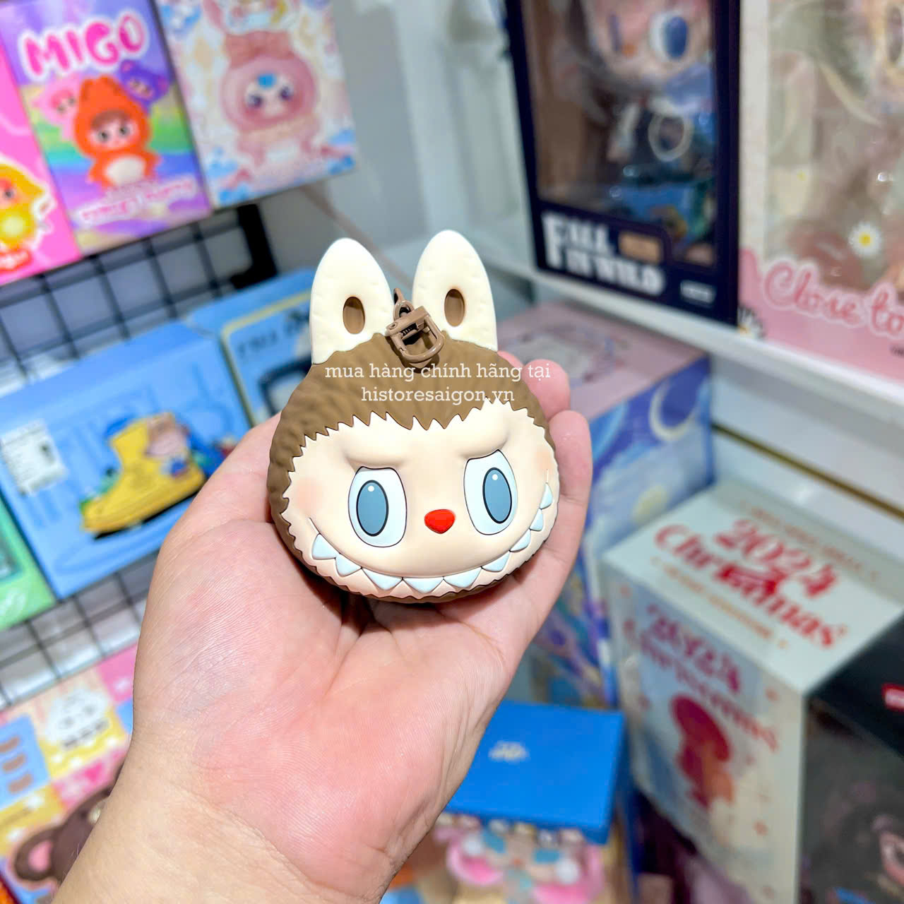 1575 - Case Labubu - Ốp Tai Nghe Labubu POPMART Earphone Bag 6941848248978 [HÀNG CHÍNH HÃNG]