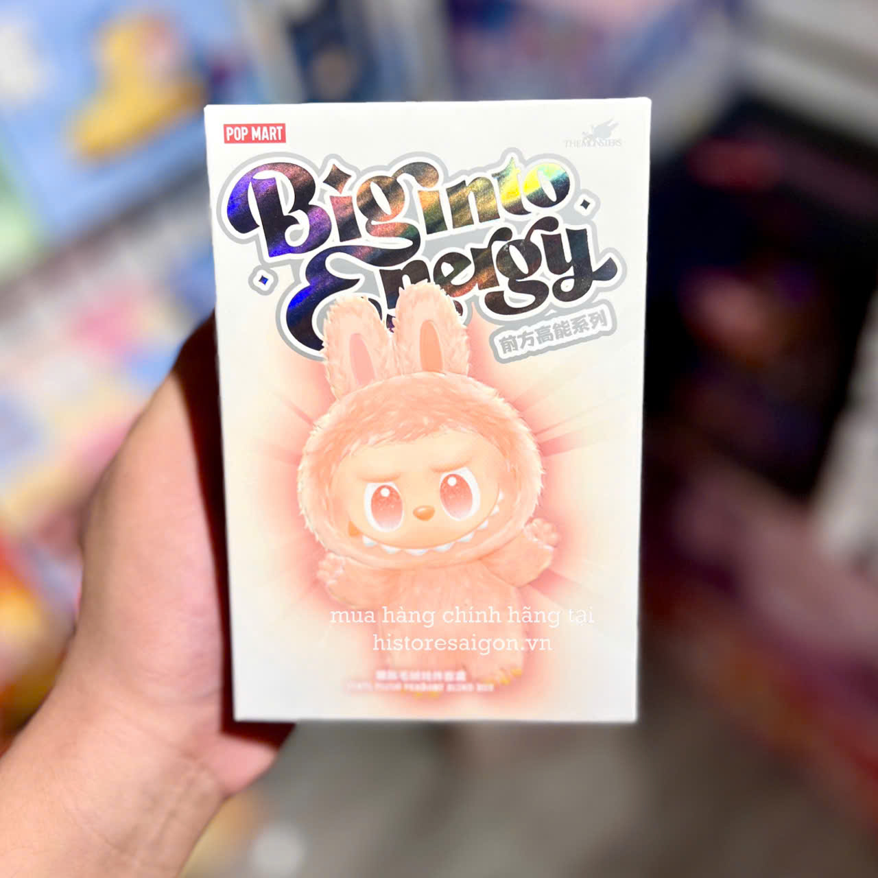 1422 - Labubu V3 Blindbox Big Into Energy POP MART The Monsters Vinyl Face BlindBox Gấu Bông Art Toy 6931571071929 Hộp 1 Bé Ngẫu Nhiên [HÀNG CHÍNH HÃNG]