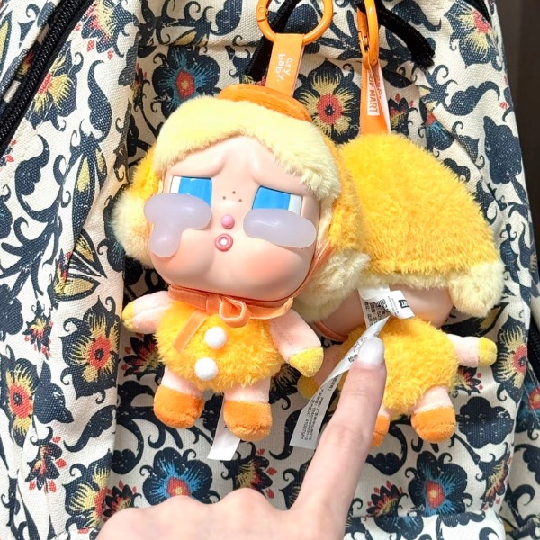 1371 - Crybaby Crying Again Vịt Vàng Duck You - Mô Hình Gấu Bông Art Toy POP MART CRYBABY Crying Again Series-Vinyl Face Plush Code 12403190031 [HÀNG CHÍNH HÃNG]
