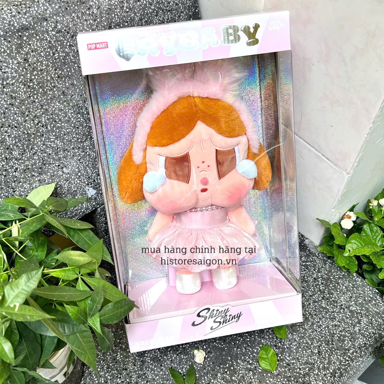 1720 - Crybaby Shiny Hồng POPMART Crybaby Shiny Shiny 6941313012752 Plush Doll [HÀNG CHÍNH HÃNG]