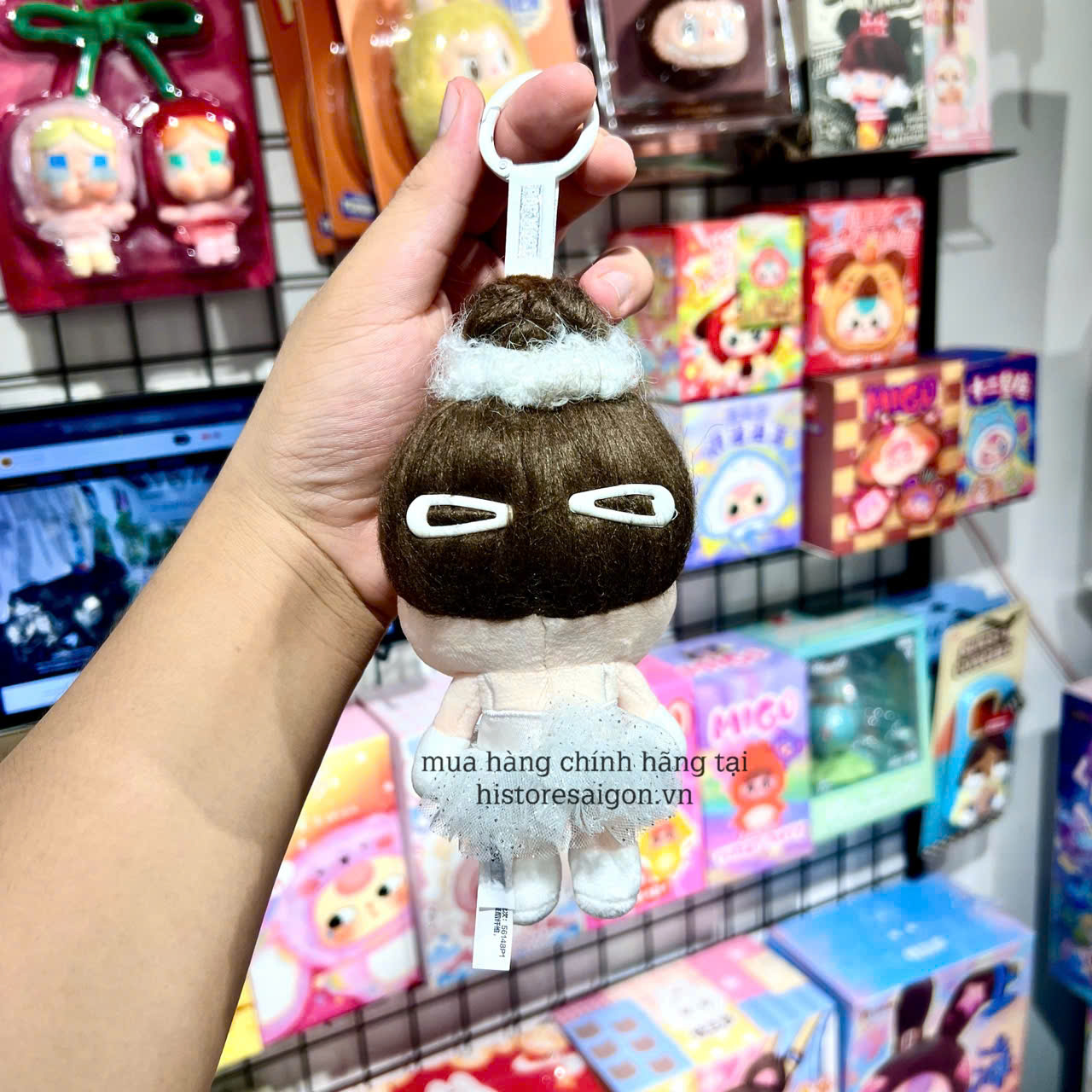 1721 - Crybaby Shiny Móc Treo - Crybaby Đông Nhi - POPMART Plush Pendant Blister Pack 6941313012721 Móc Treo [HÀNG CHÍNH HÃNG]