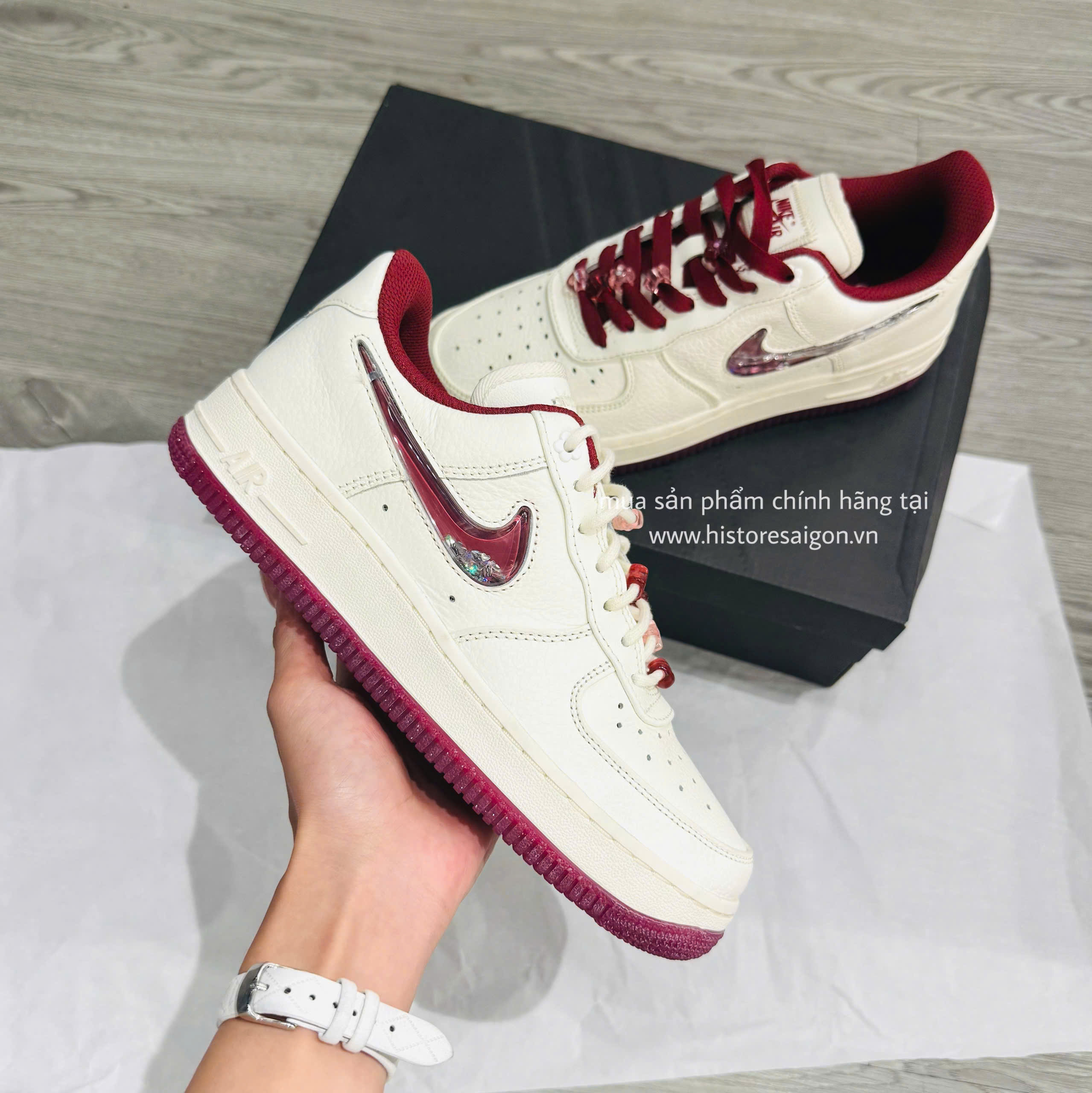 496 -  Giày Air Force 1 Low Valentine's Day 2024 FZ5068 161  [HÀNG CHÍNH HÃNG]