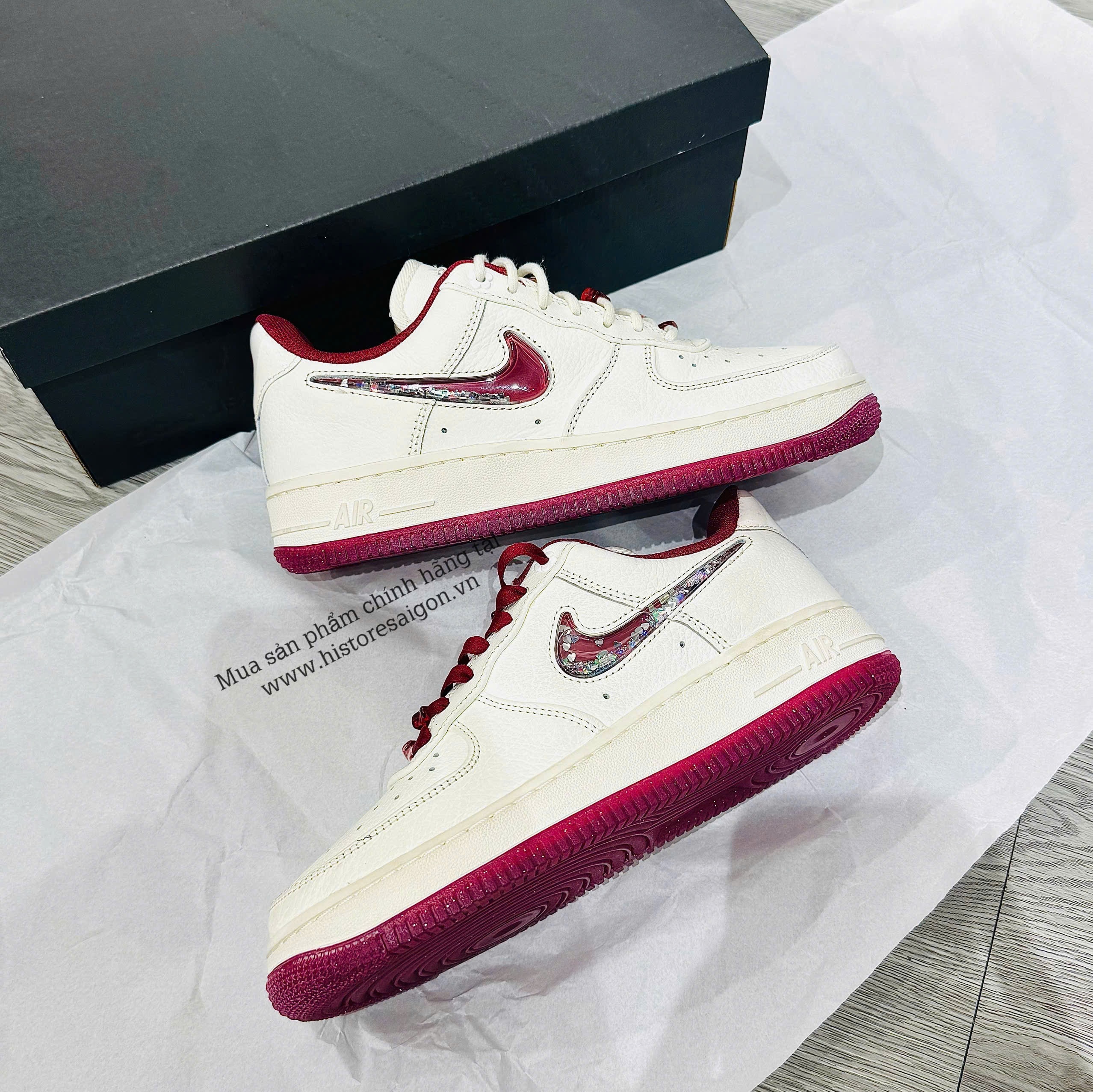 496 -  Giày Air Force 1 Low Valentine's Day 2024 FZ5068 161  [HÀNG CHÍNH HÃNG]