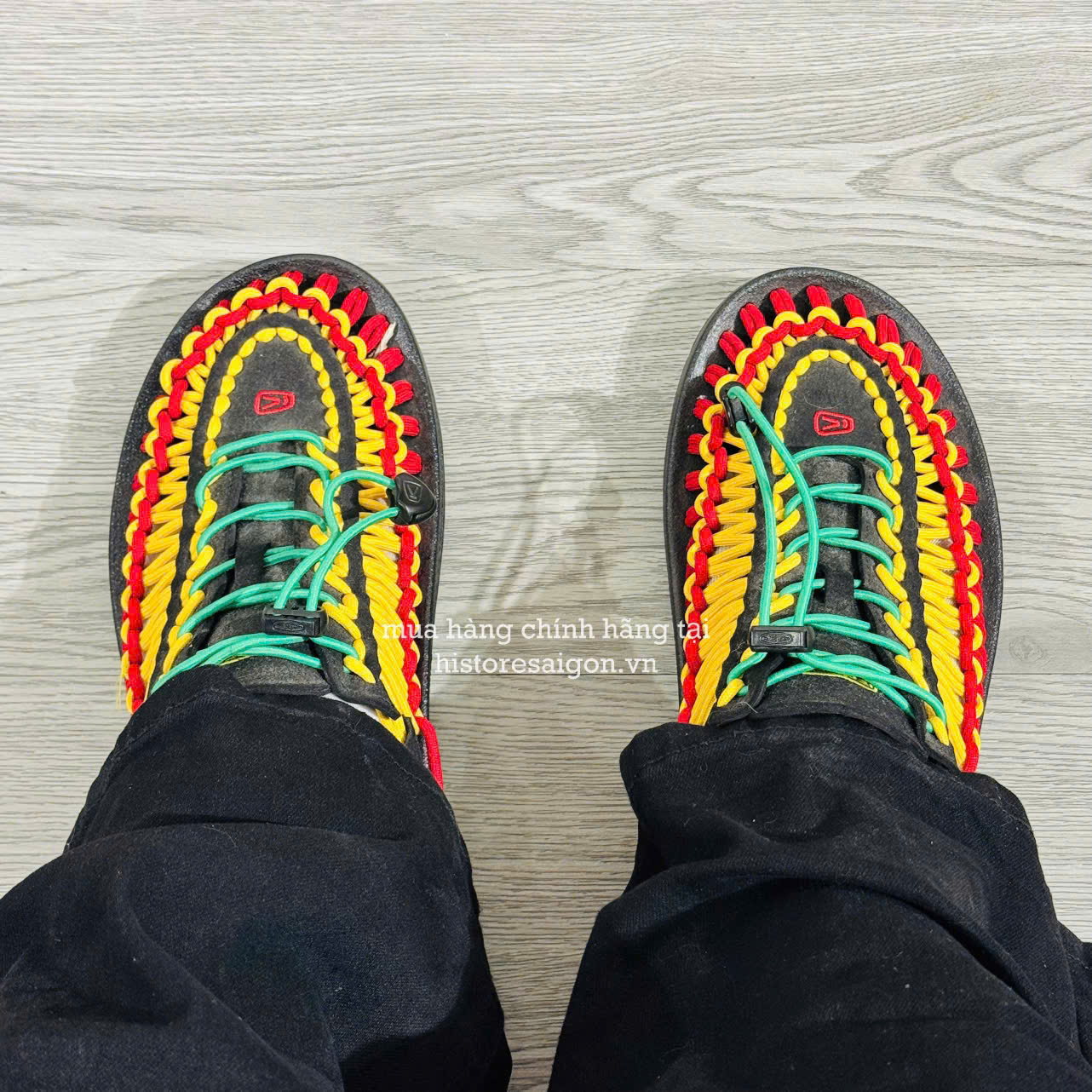 059 - Sandal Keen On - Đỏ vàng  [HÀNG CHÍNH HÃNG]