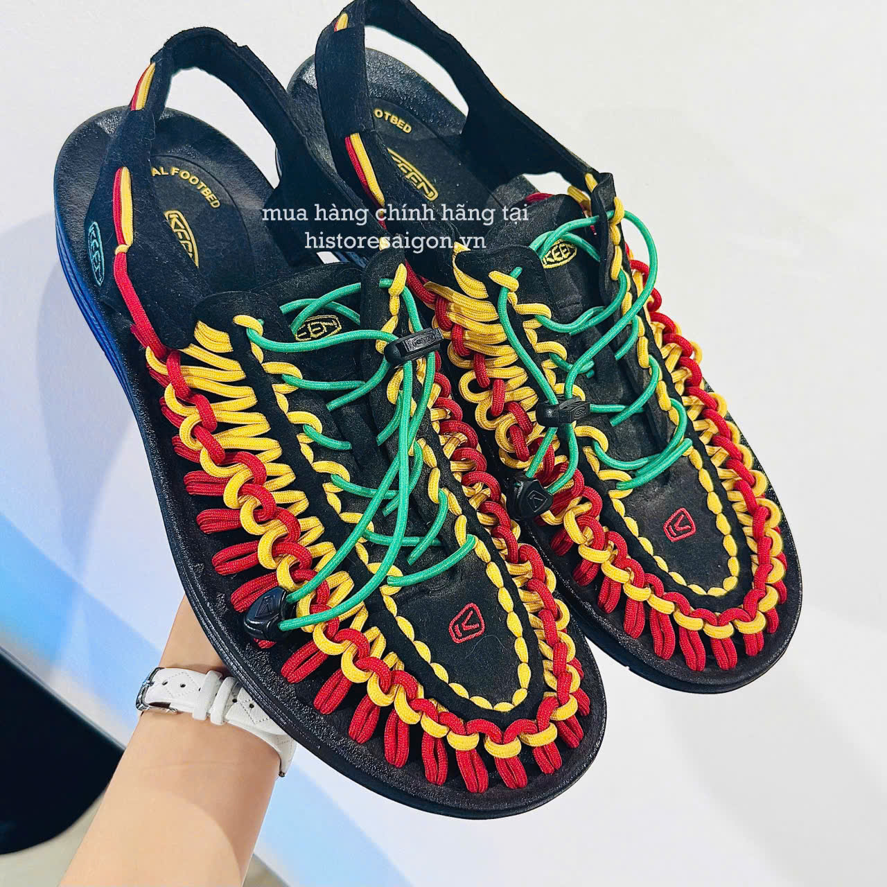 059 - Sandal Keen On - Đỏ vàng  [HÀNG CHÍNH HÃNG]