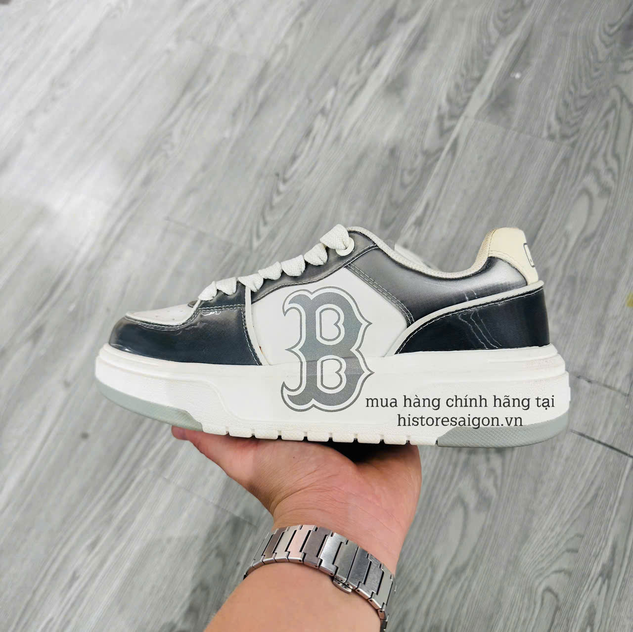 234 -  Giày MLB Liner Big B - Trắng Bạc Ánh 7 Màu - Code 3ASXCLH3N [HÀNG CHÍNH HÃNG]