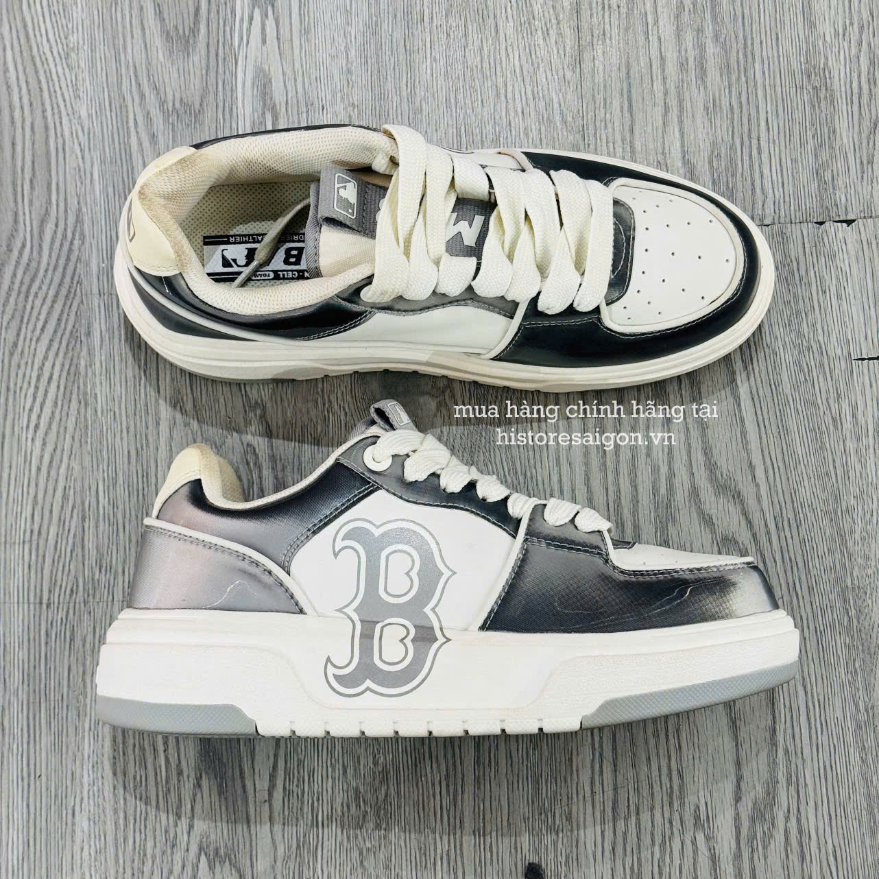 234 -  Giày MLB Liner Big B - Trắng Bạc Ánh 7 Màu - Code 3ASXCLH3N [HÀNG CHÍNH HÃNG]