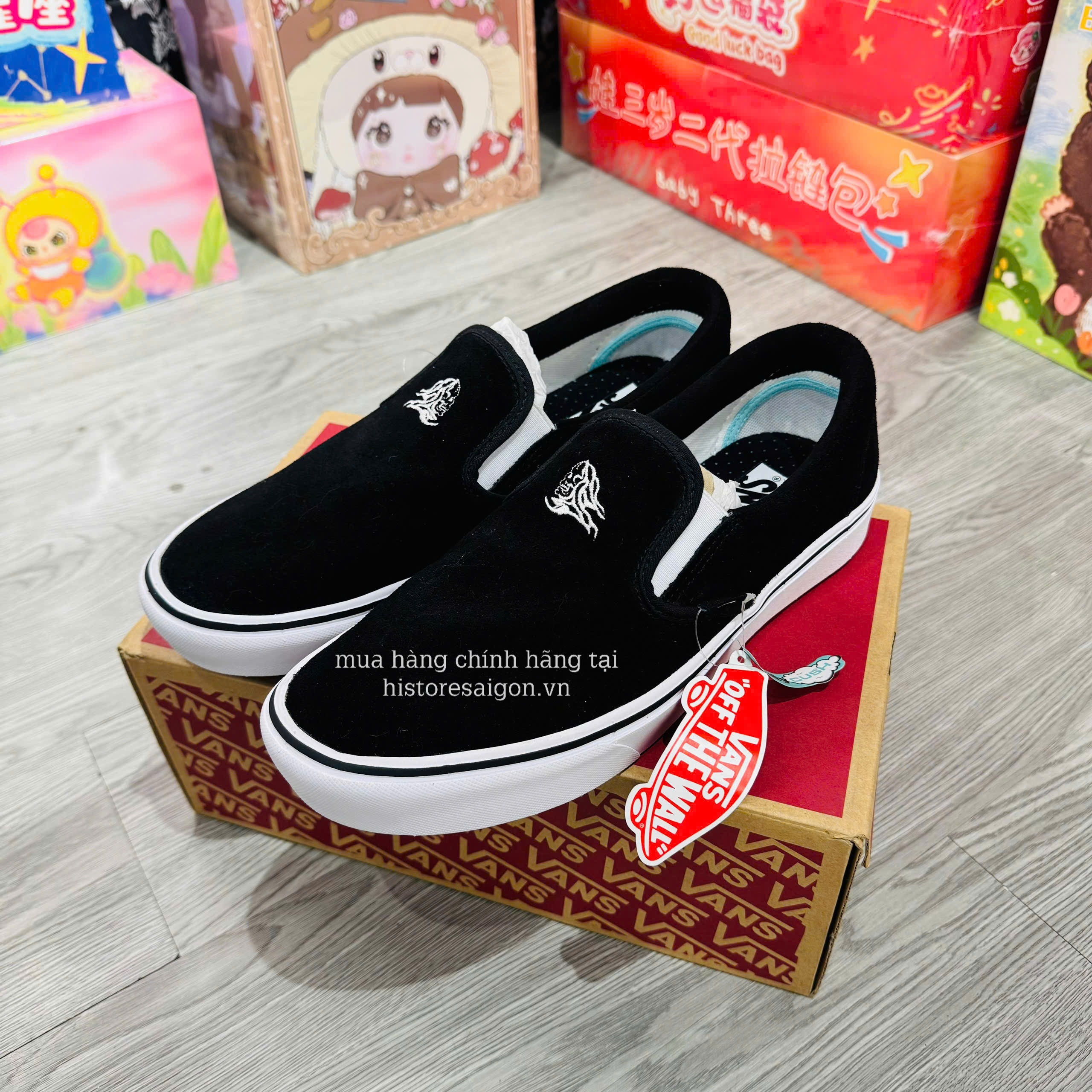 050 -  Giày Vans Slip On Comfy - Đen [HÀNG CHÍNH HÃNG]