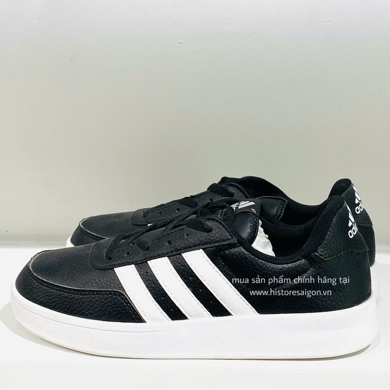 253 -  Giày Adidas Break Net 2.0 - BLK/Wht - Đen Sọc Trắng [HÀNG CHÍNH HÃNG]