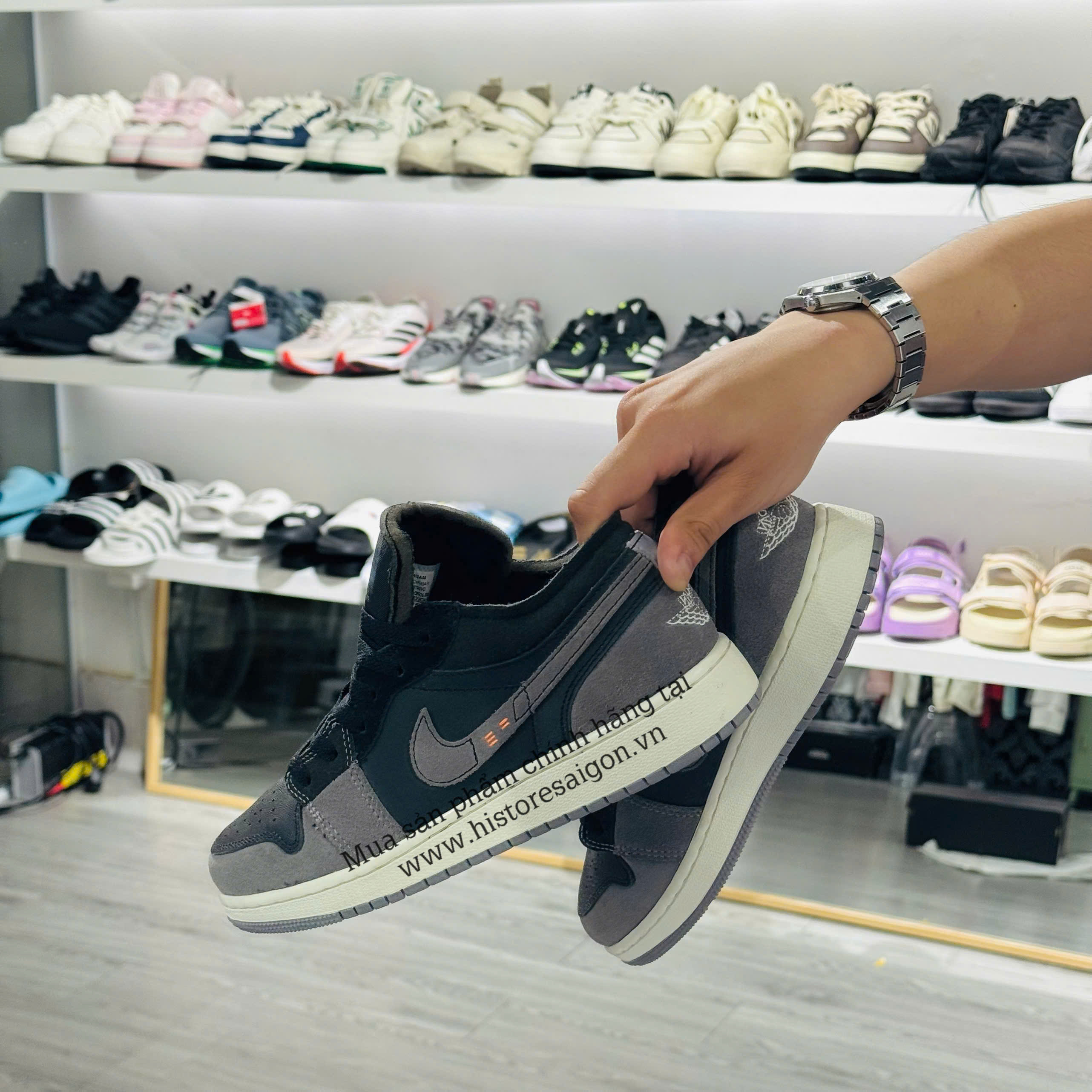 108 - Giày Jordan 1 Low SE Craft Inside Out Black - DN1635 001 DV0478 00 [HÀNG CHÍNH HÃNG]