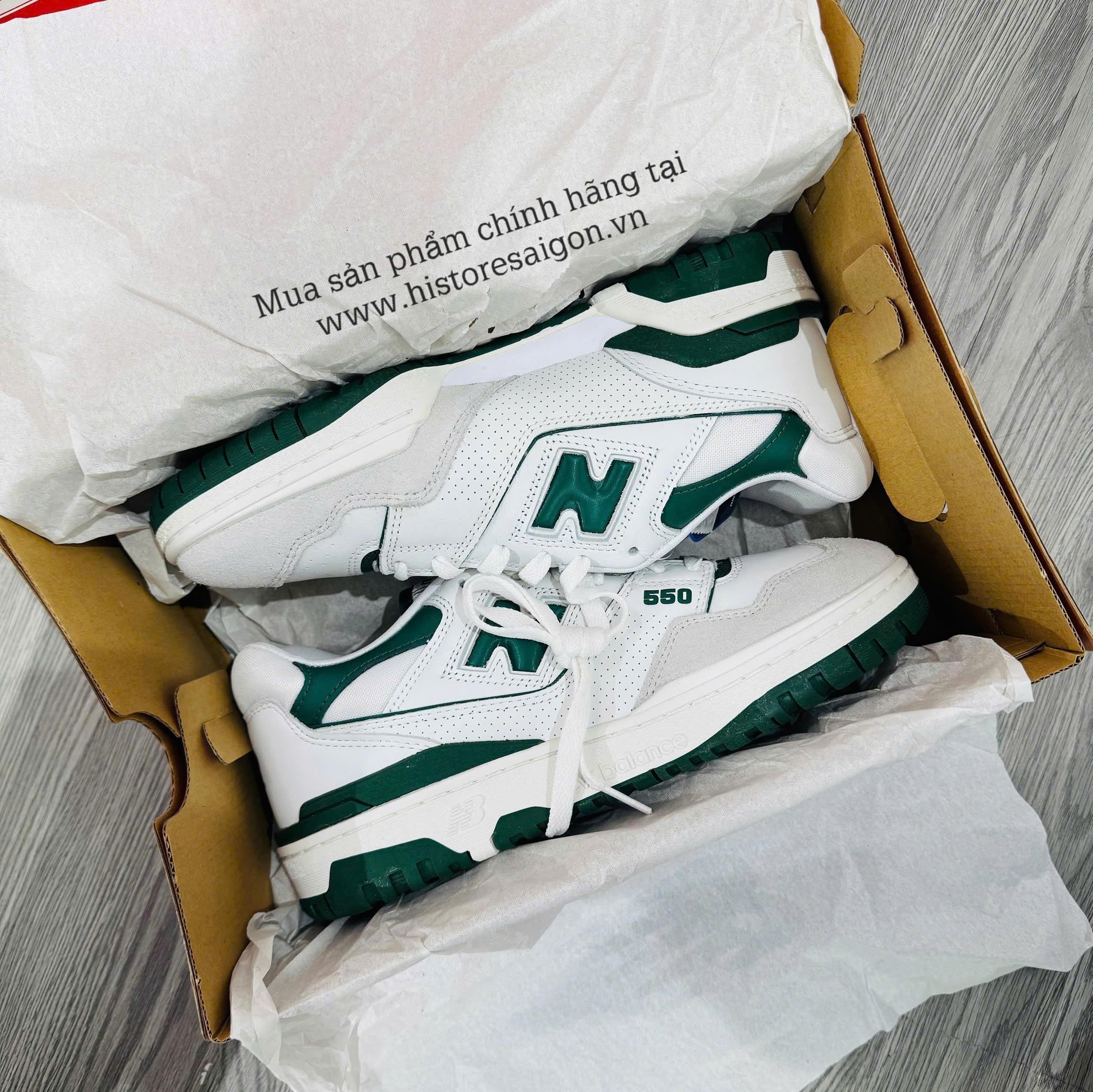 1746 - Giày New Balance 550 ‘White Green’ BB550WT1 [HÀNG CHÍNH HÃNG]