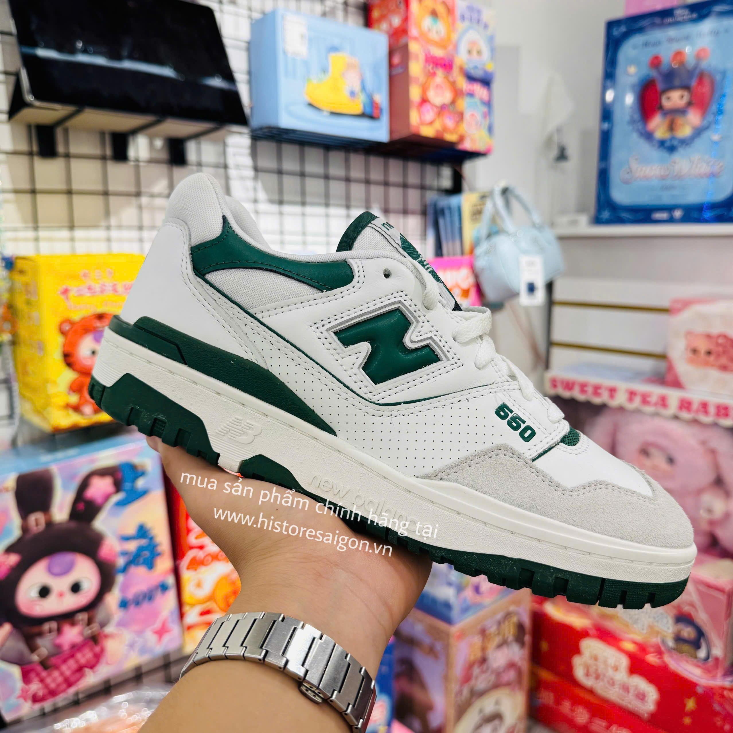 1746 - Giày New Balance 550 ‘White Green’ BB550WT1 [HÀNG CHÍNH HÃNG]