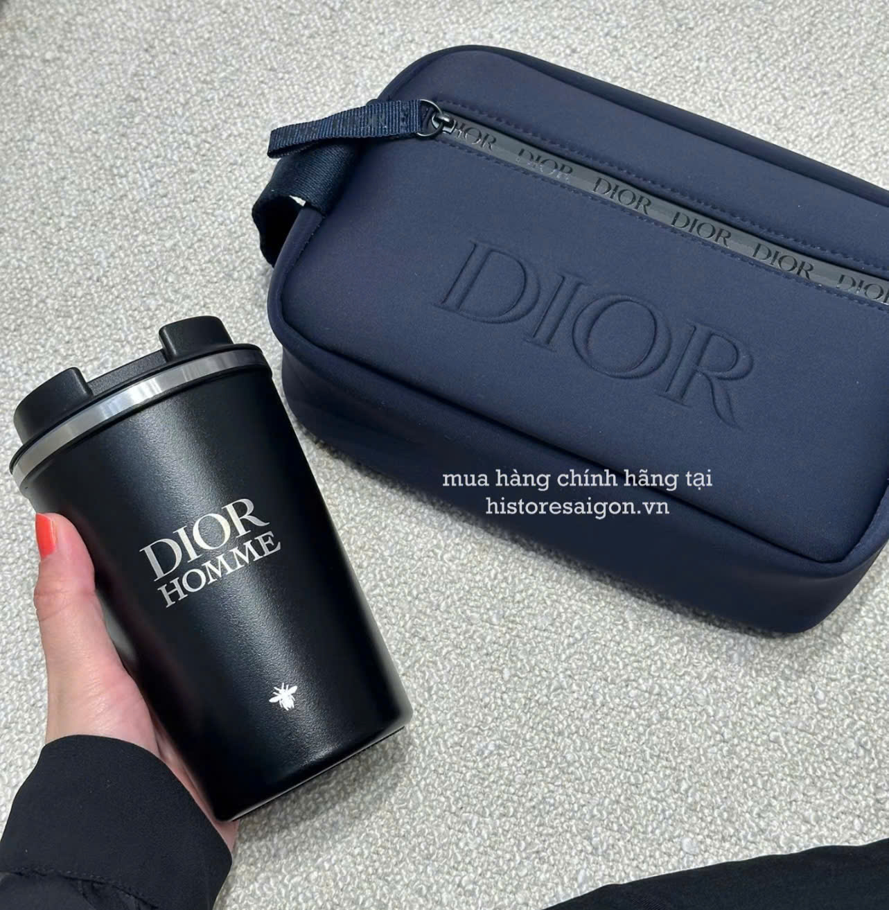 1773 - Pouch Dior Make-up Special Gift For VIP - Túi Đựng Dior (Gift Hãng Tặng Khách VIP) [HÀNG CHÍNH HÃNG]