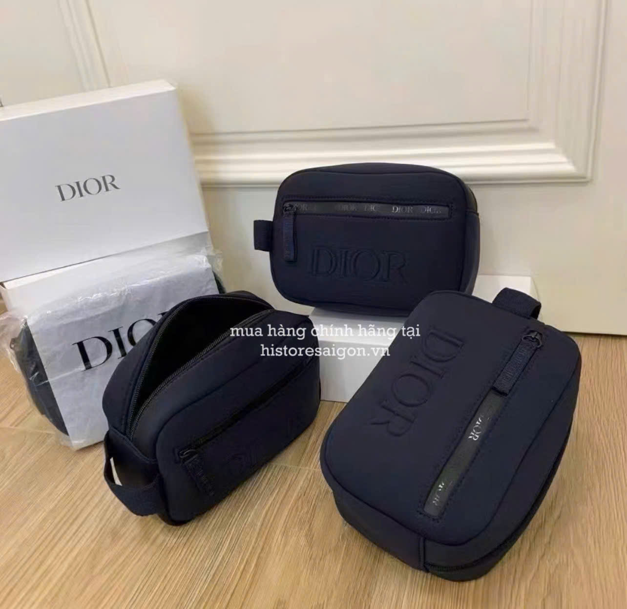 1773 - Pouch Dior Make-up Special Gift For VIP - Túi Đựng Dior (Gift Hãng Tặng Khách VIP) [HÀNG CHÍNH HÃNG]