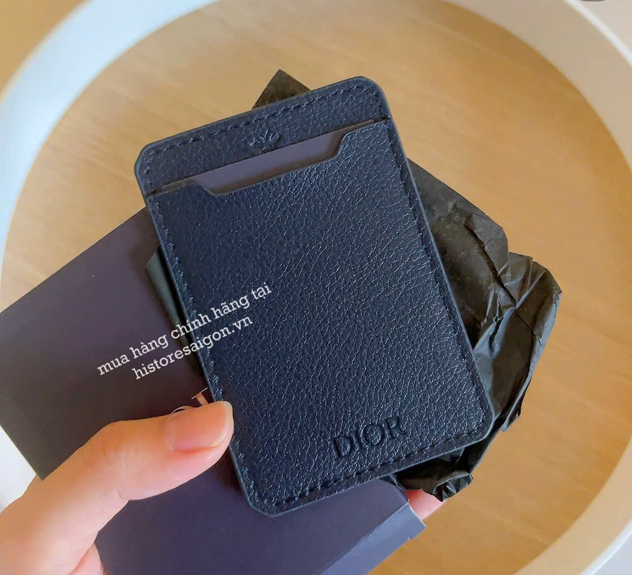 1772 - Card Holder Dior For Phone Special Gift For VIP - Túi Đựng Thẻ Gắn Điện Thoại (Gift Hãng Tặng Khách VIP) [HÀNG CHÍNH HÃNG]