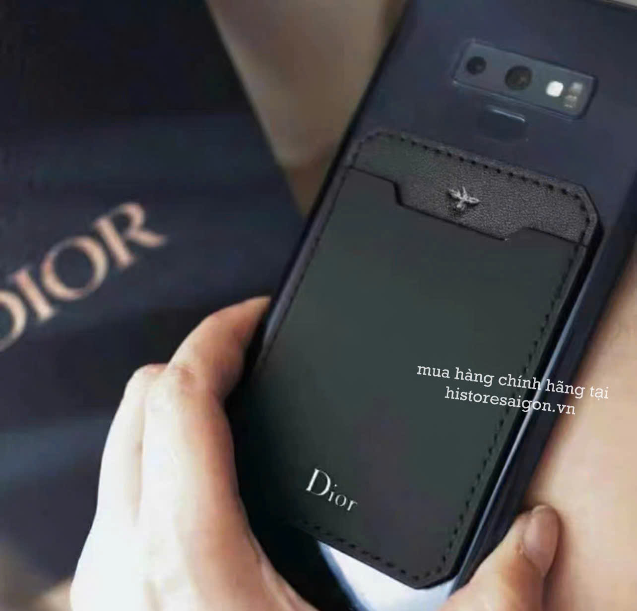 1772 - Card Holder Dior For Phone Special Gift For VIP - Túi Đựng Thẻ Gắn Điện Thoại (Gift Hãng Tặng Khách VIP) [HÀNG CHÍNH HÃNG]
