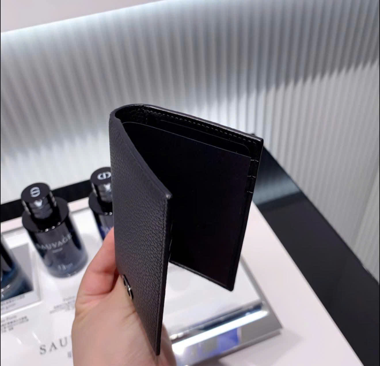 1804 - Ví Card Holder Dior 2 Ngăn (Gift Hãng Tặng Khách VIP) [HÀNG CHÍNH HÃNG]