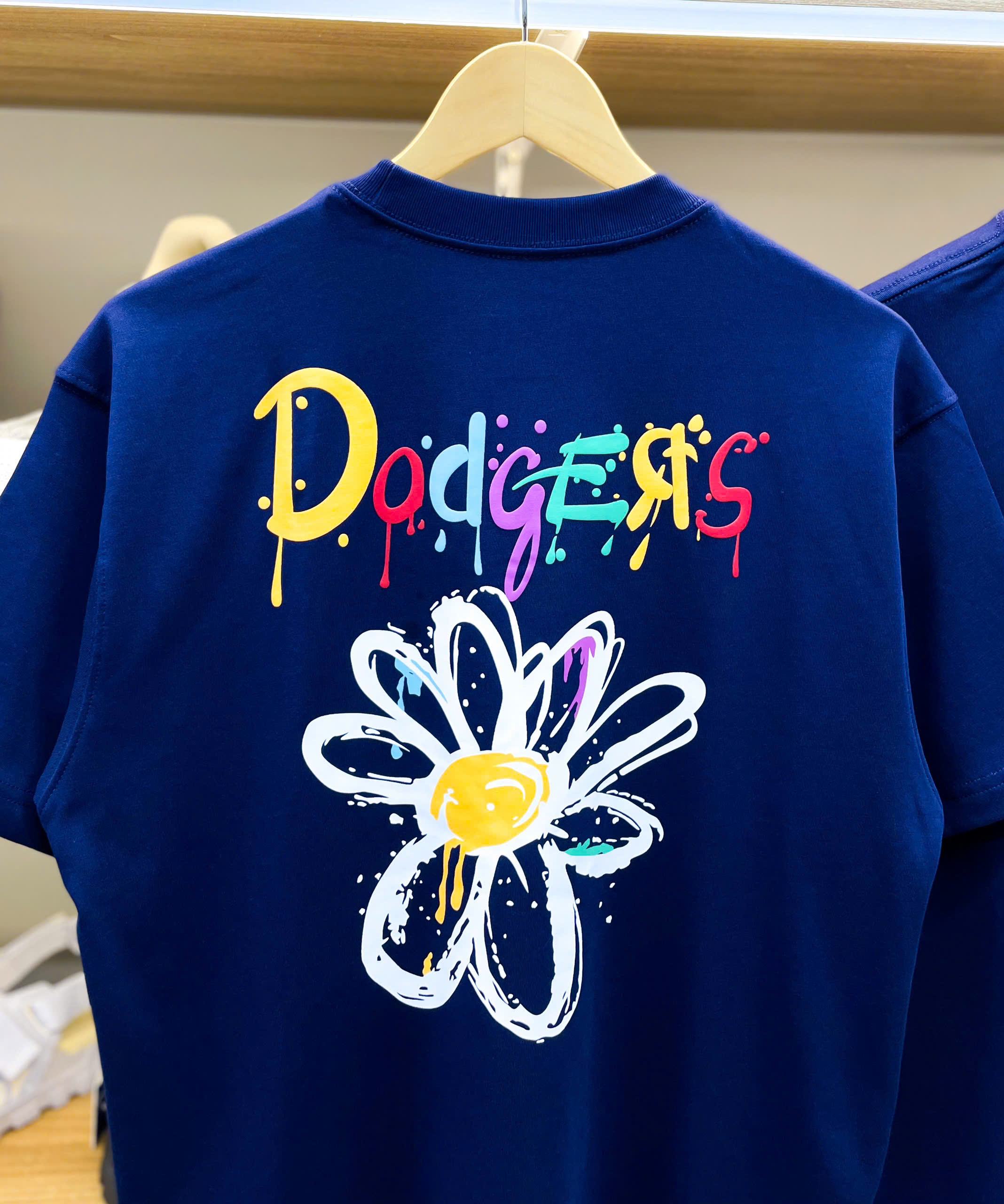 1835 - Áo New Era Dodgers Daisy Xanh Navy [HÀNG CHÍNH HÃNG]