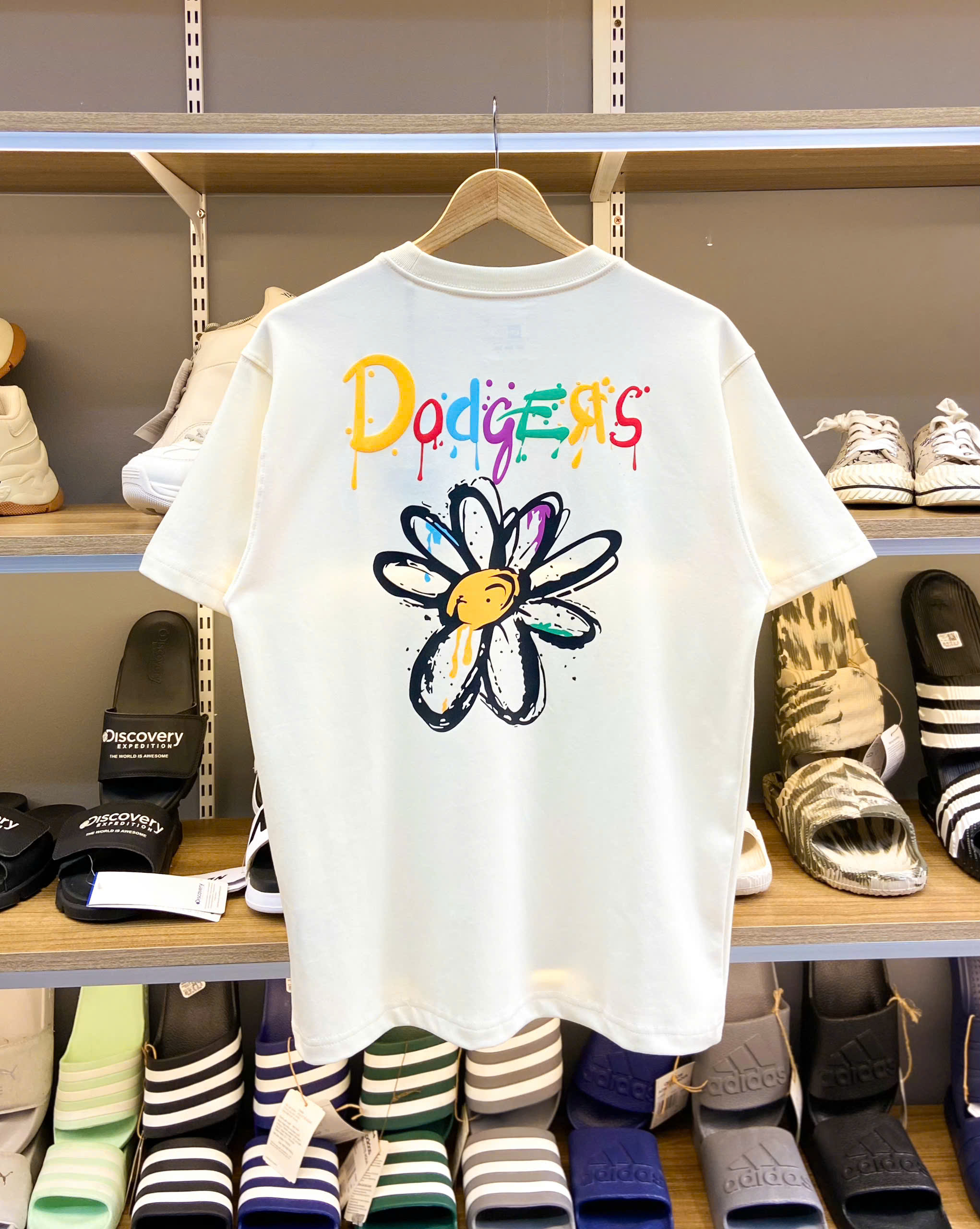 1836 - Áo New Era Dodgers Daisy Trắng Kem [HÀNG CHÍNH HÃNG]