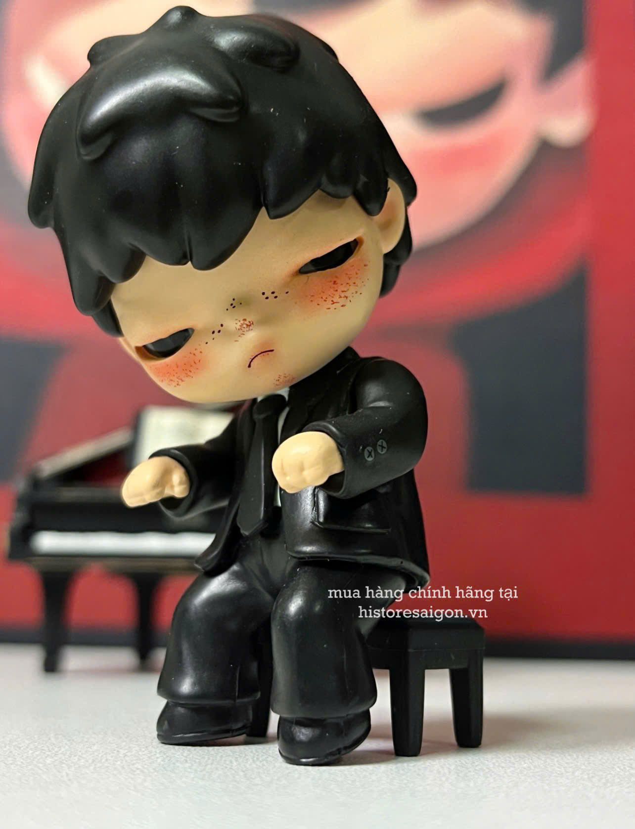 1849 - Hirono Piano - Hirono The Pianist Figure POPMART [HÀNG CHÍNH HÃNG]
