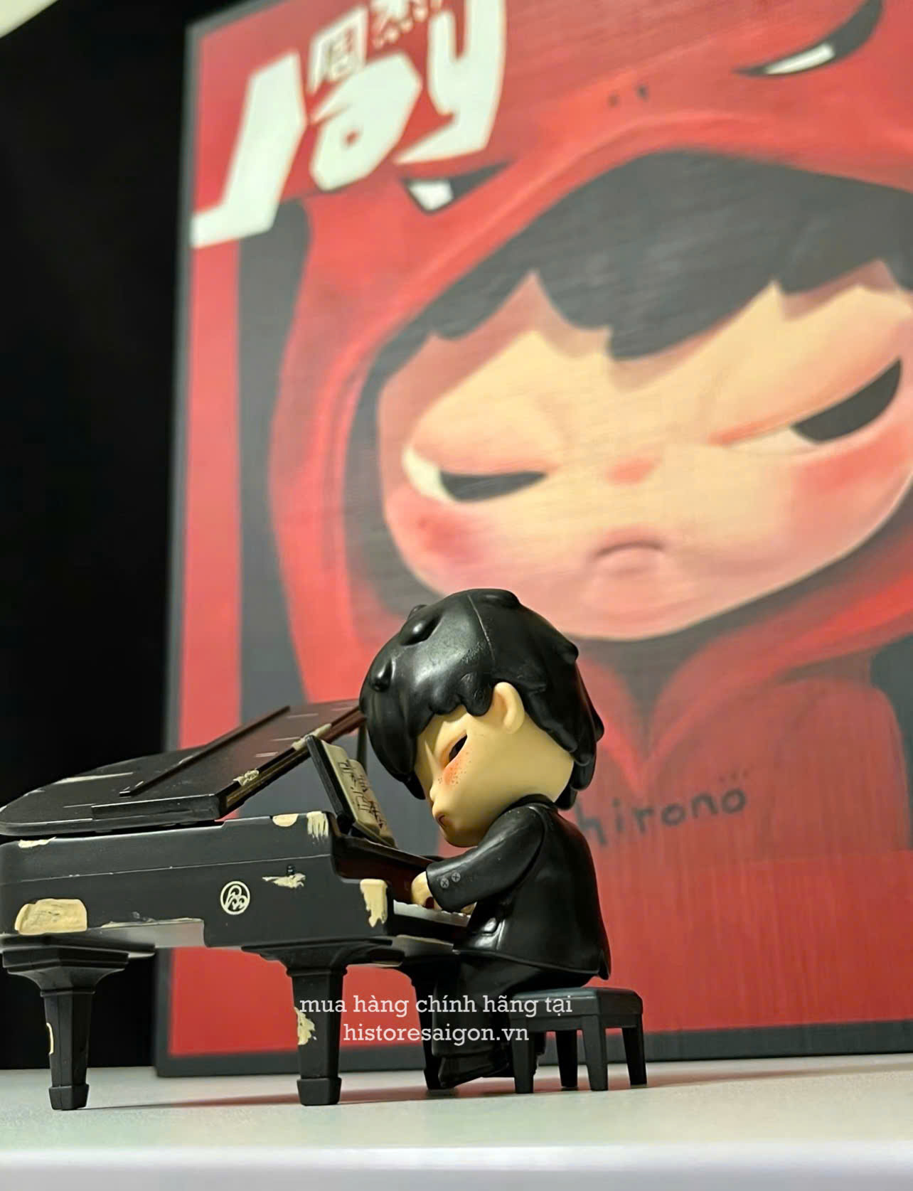 1849 - Hirono Piano - Hirono The Pianist Figure POPMART [HÀNG CHÍNH HÃNG]