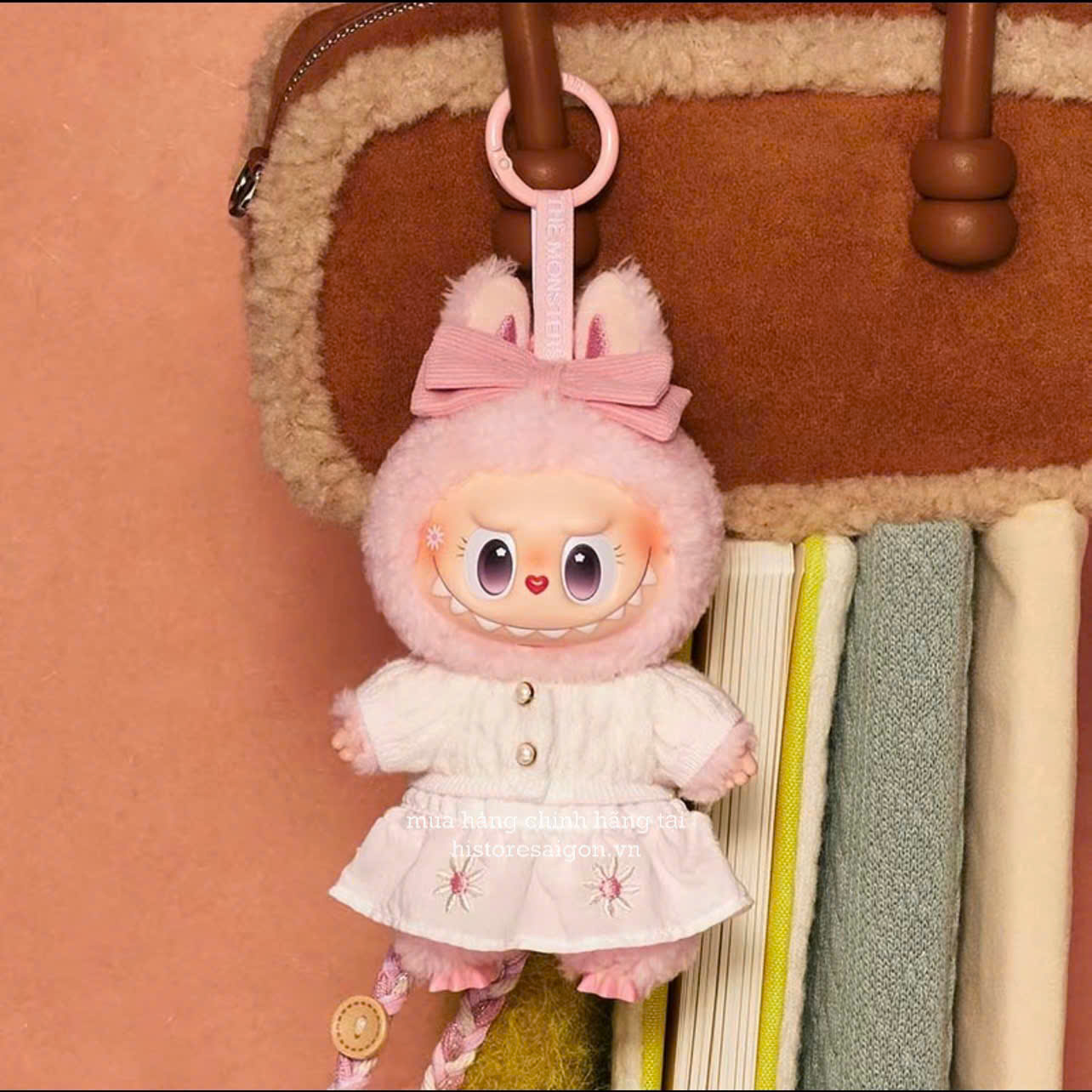1850 - Labubu Mokoko V7 Size 18cm - Mokoko Original POP MART [HÀNG CHÍNH HÃNG]
