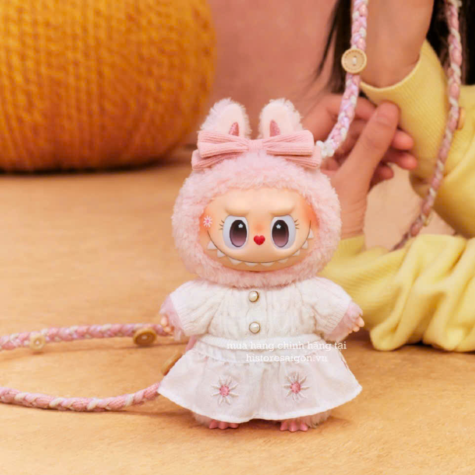 1850 - Labubu Mokoko V7 Size 18cm - Mokoko Original POP MART [HÀNG CHÍNH HÃNG]