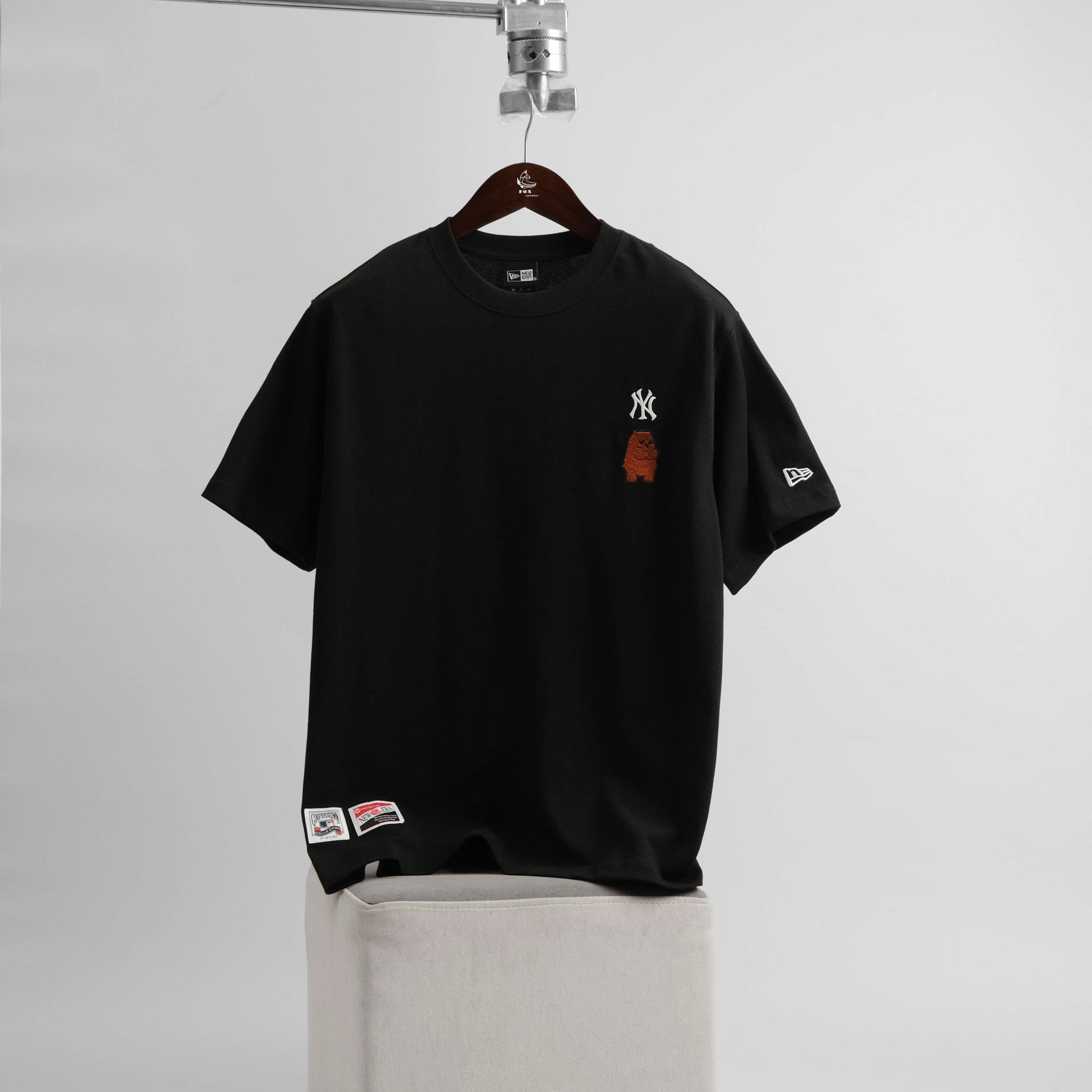1948 - Áo New Era NY - Đen NY Gấu Thêu [HÀNG CHÍNH HÃNG]