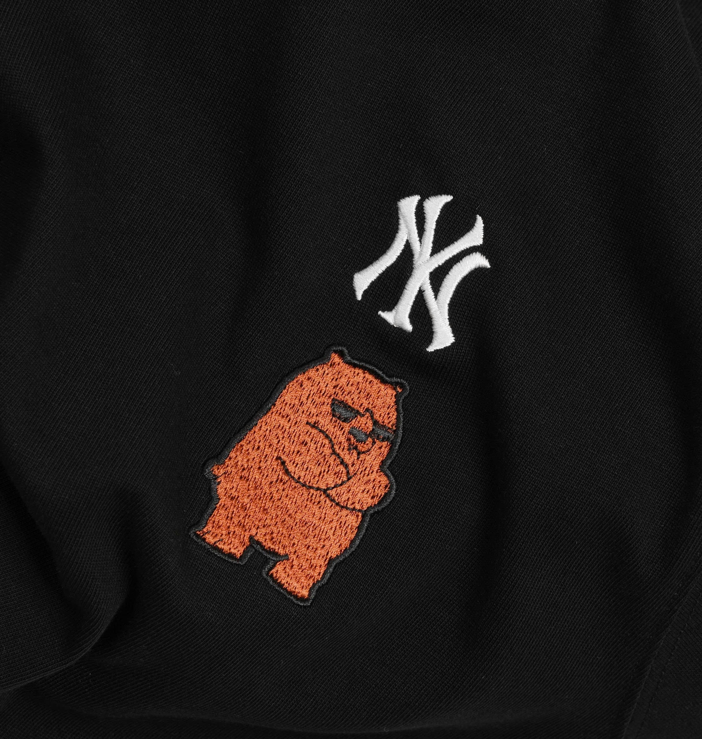 1948 - Áo New Era NY - Đen NY Gấu Thêu [HÀNG CHÍNH HÃNG]