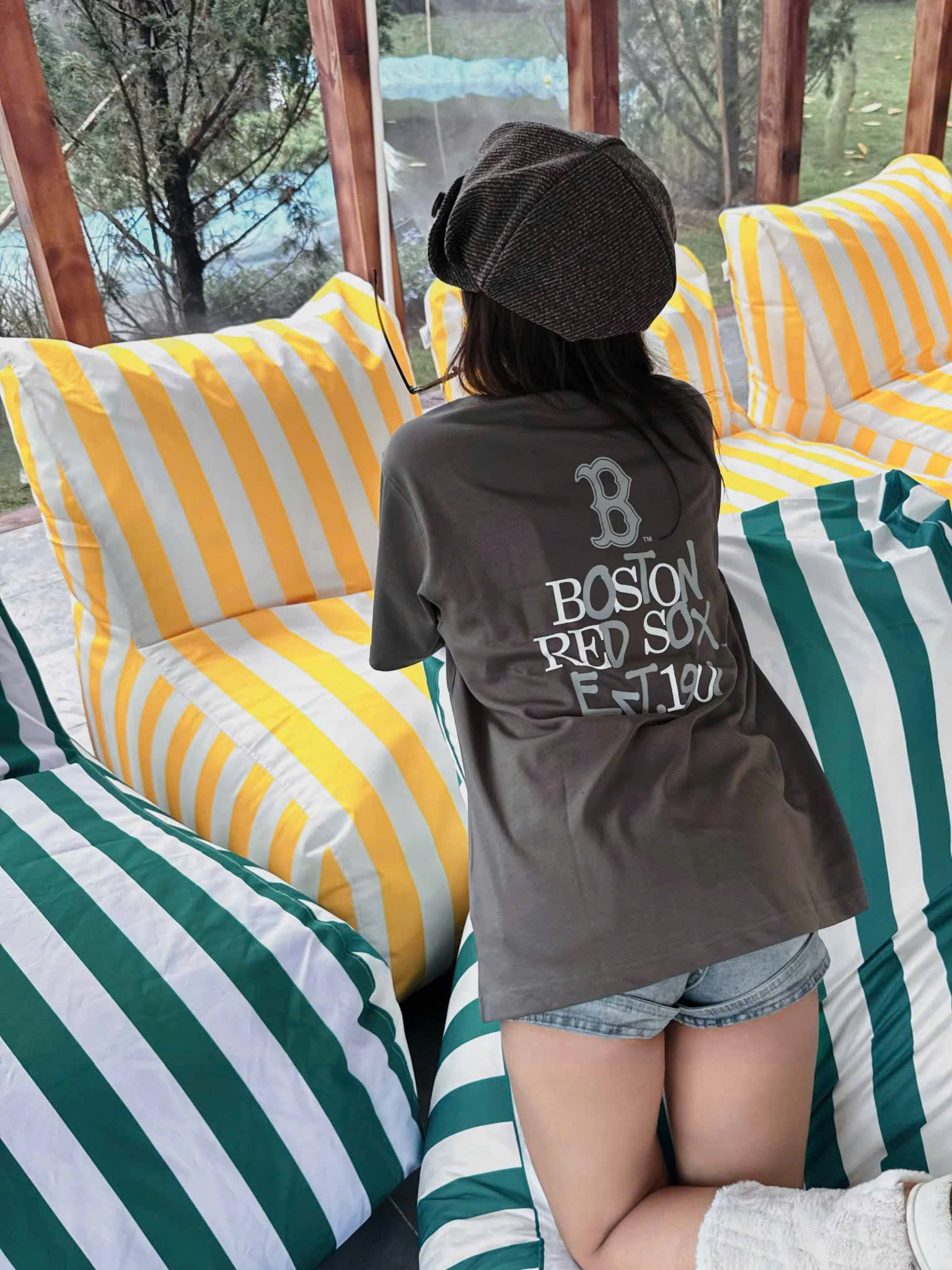 1949 - Áo New Era Boston - Xám 1901 [HÀNG CHÍNH HÃNG]