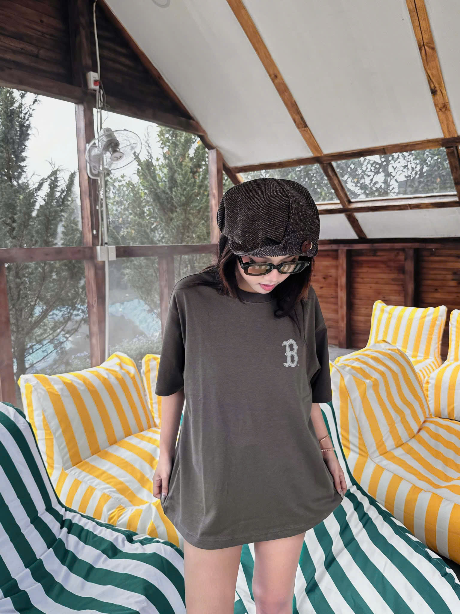 1949 - Áo New Era Boston - Xám 1901 [HÀNG CHÍNH HÃNG]