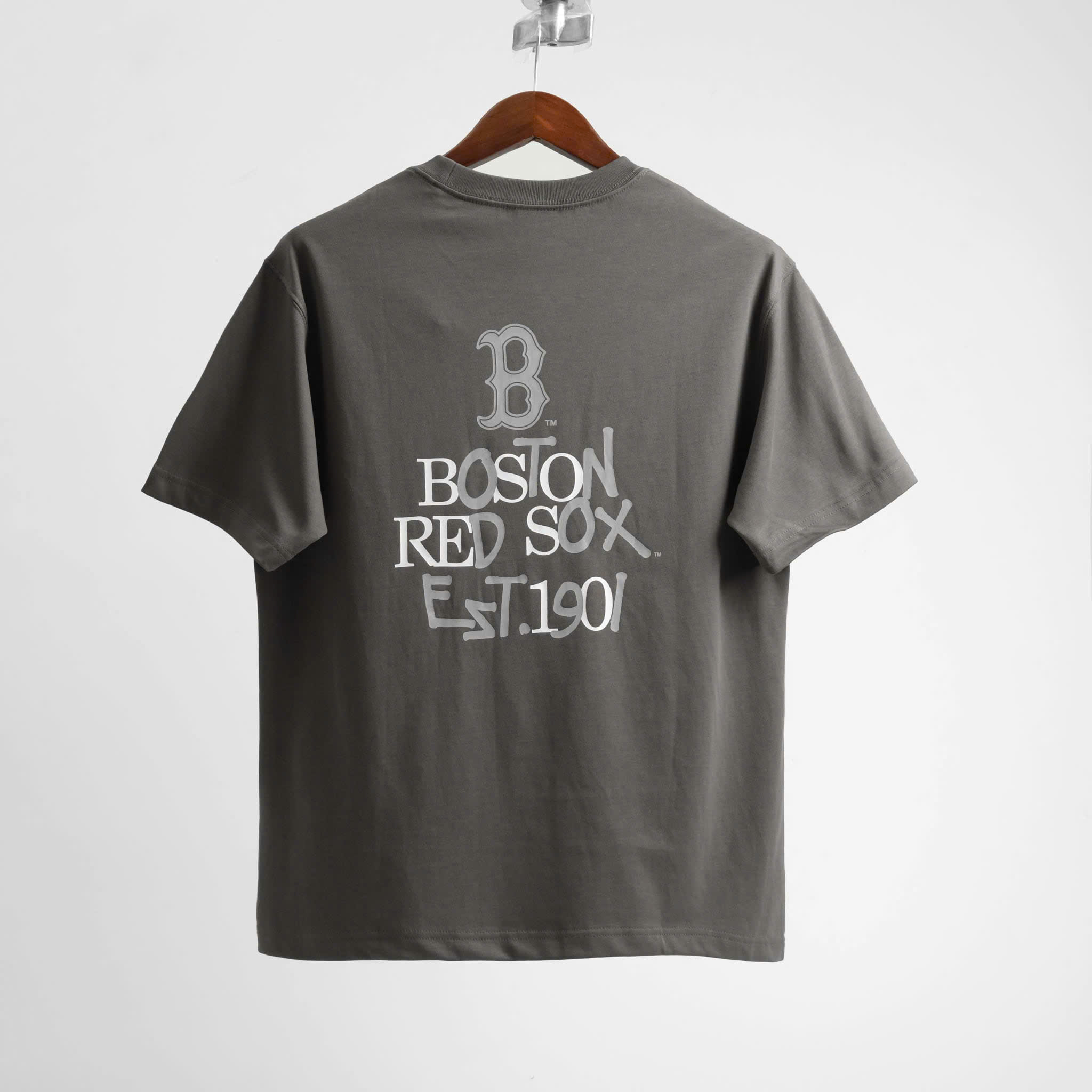 1949 - Áo New Era Boston - Xám 1901 [HÀNG CHÍNH HÃNG]