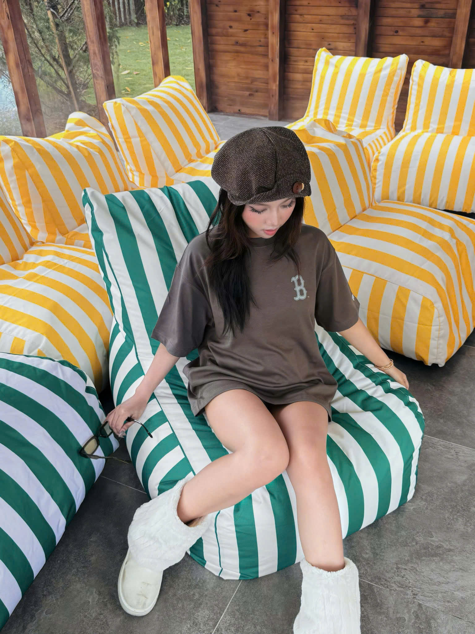 1949 - Áo New Era Boston - Xám 1901 [HÀNG CHÍNH HÃNG]