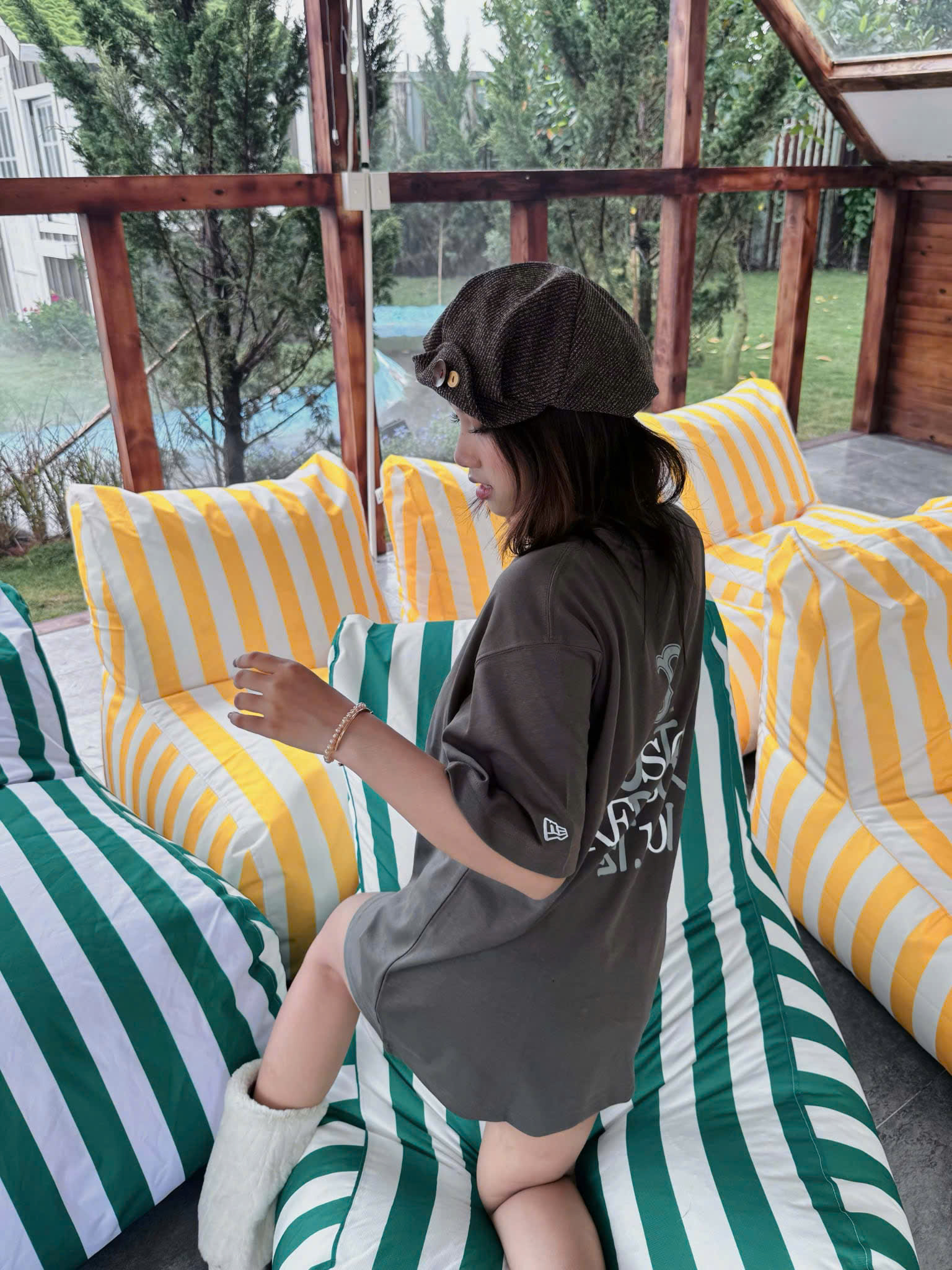 1949 - Áo New Era Boston - Xám 1901 [HÀNG CHÍNH HÃNG]