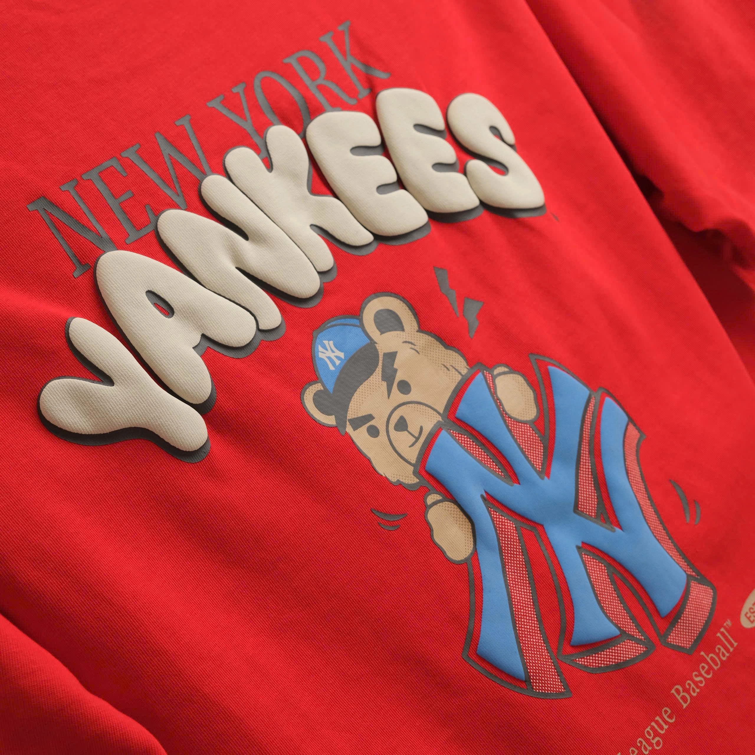 1968 - Áo New Era NY Gấu Noel Đỏ [HÀNG CHÍNH HÃNG]