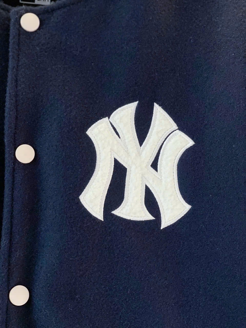1970 - Áo Bomber New Era Vasity New York Yankee - Xanh Navy Tay Kem Yankee 1903 [HÀNG CHÍNH HÃNG]