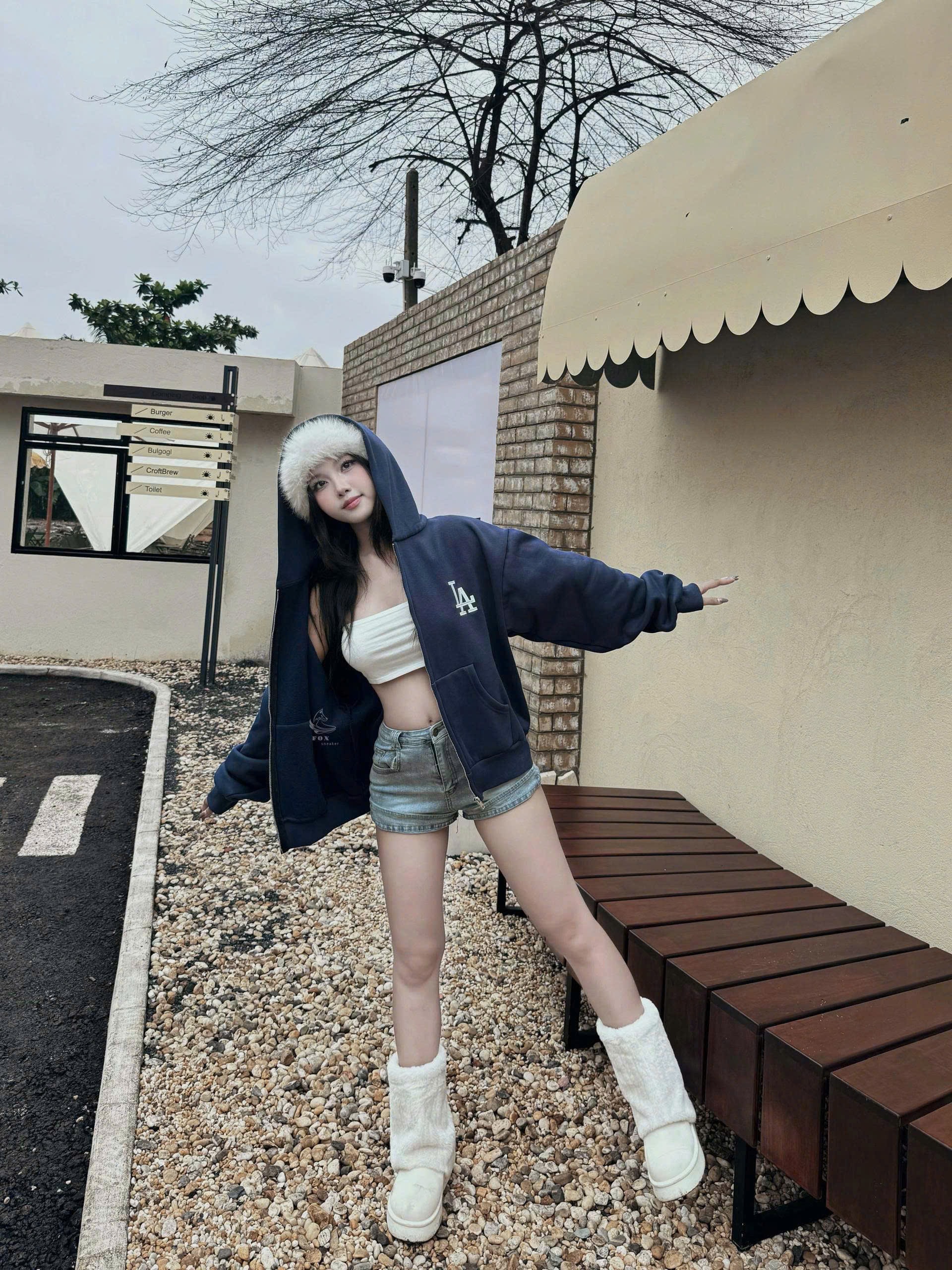 1972 - Áo Khoác New Era Hoodie Zip LA Dodgers Xanh Navy [HÀNG CHÍNH HÃNG]