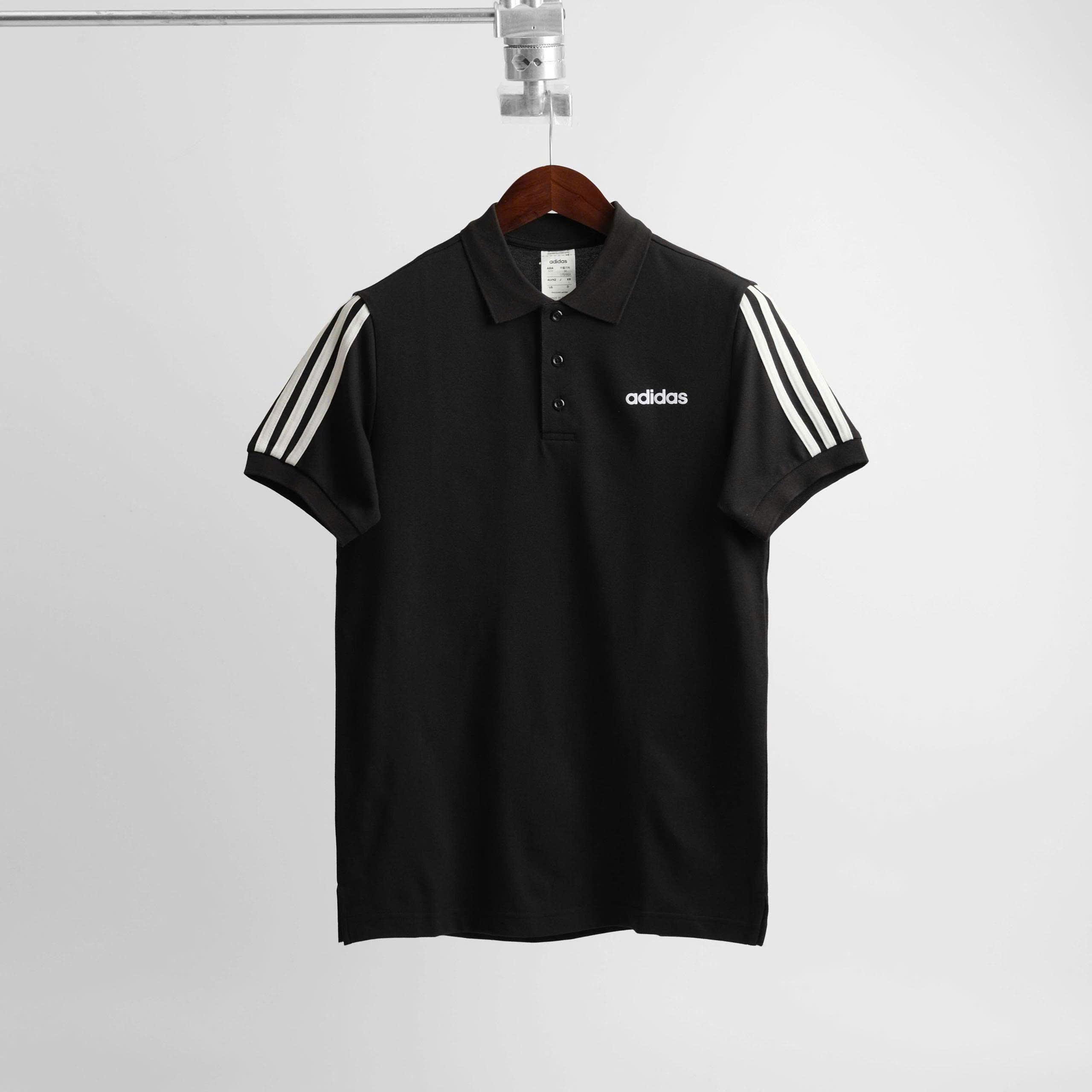 2031 - Áo Adidas Polo 3 Stripes Legend Đen EJ0927 [HÀNG CHÍNH HÃNG]