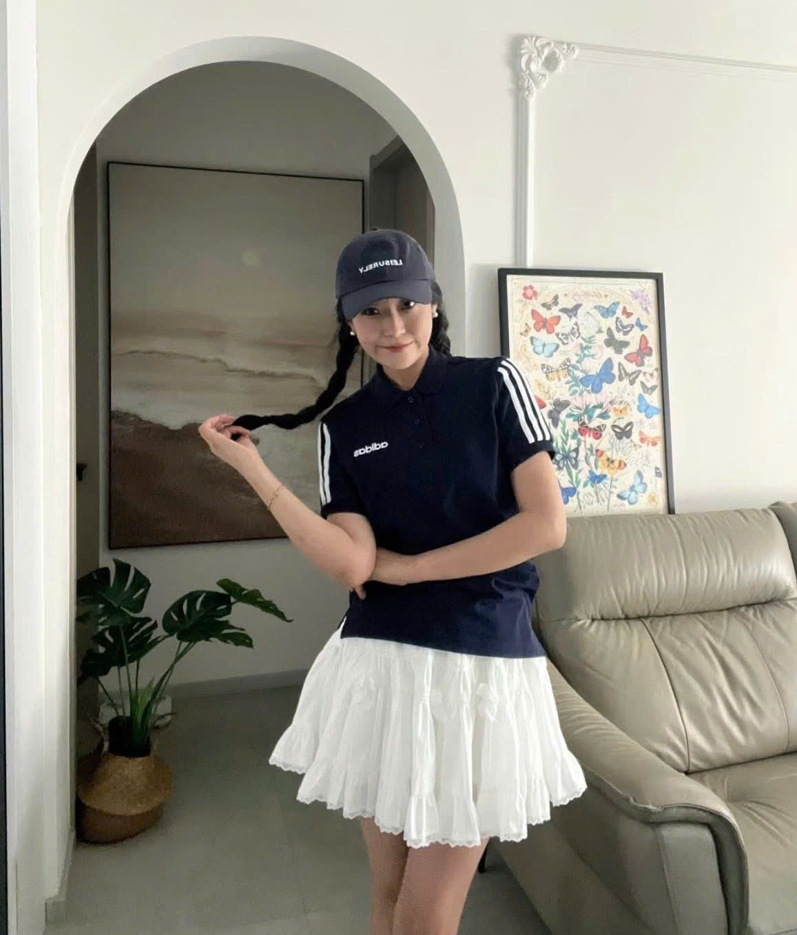 2029 - Áo Adidas Polo 3 Stripes Legend Navy EJ0925 [HÀNG CHÍNH HÃNG]