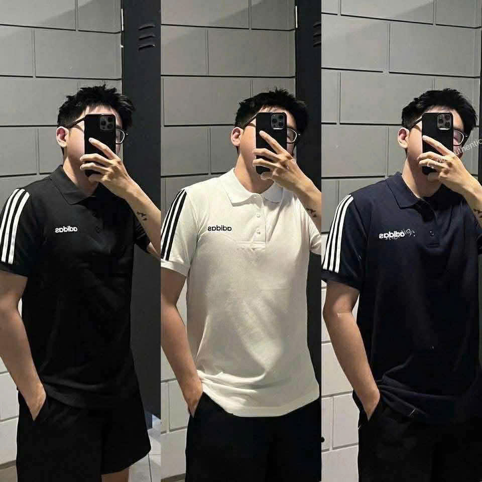 2030 - Áo Adidas Polo 3 Stripes Legend Trắng EJ0926 [HÀNG CHÍNH HÃNG]