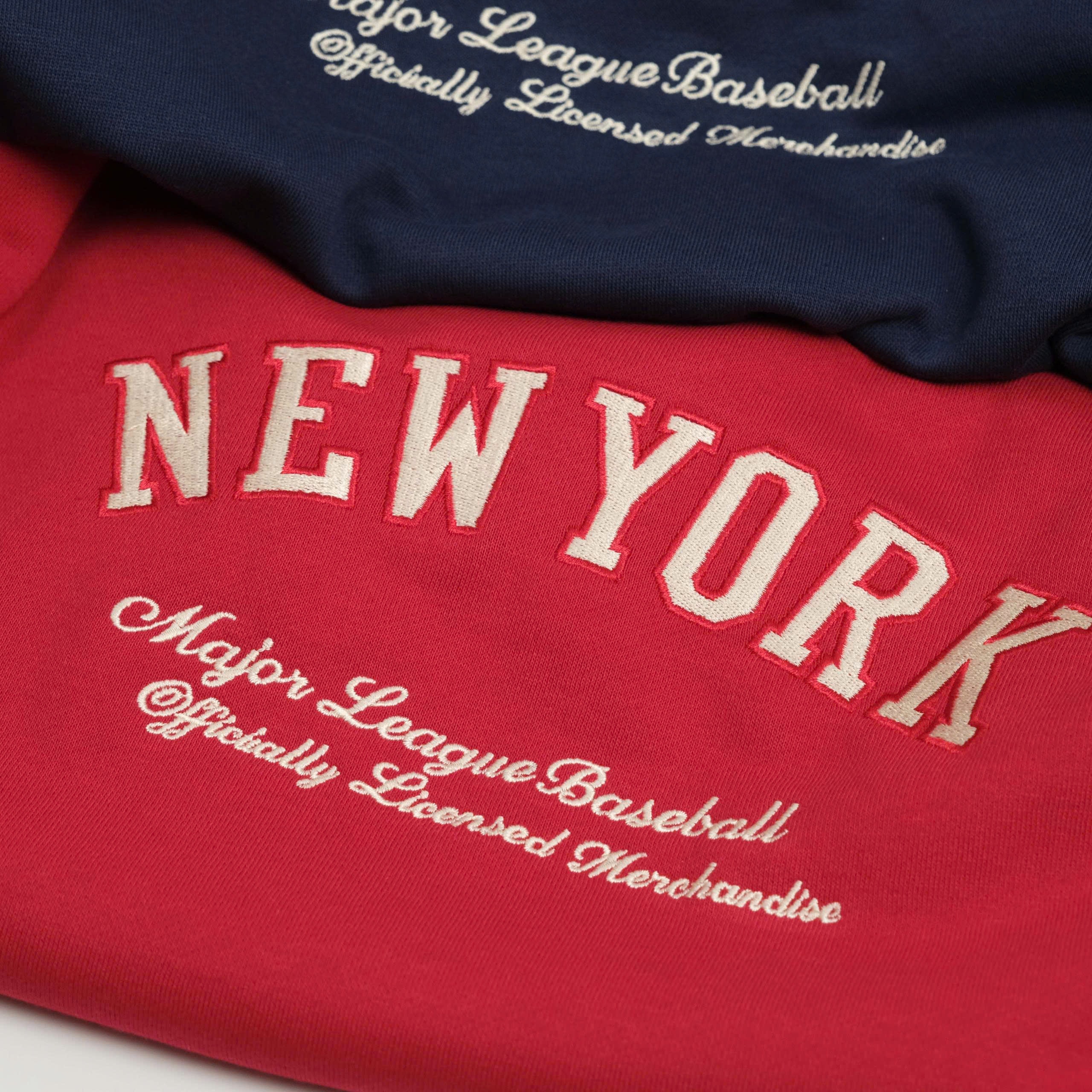 2065 - Áo Sweater New Era New York Yankee Đỏ Vin Bo Trắng Đỏ [HÀNG CHÍNH HÃNG]